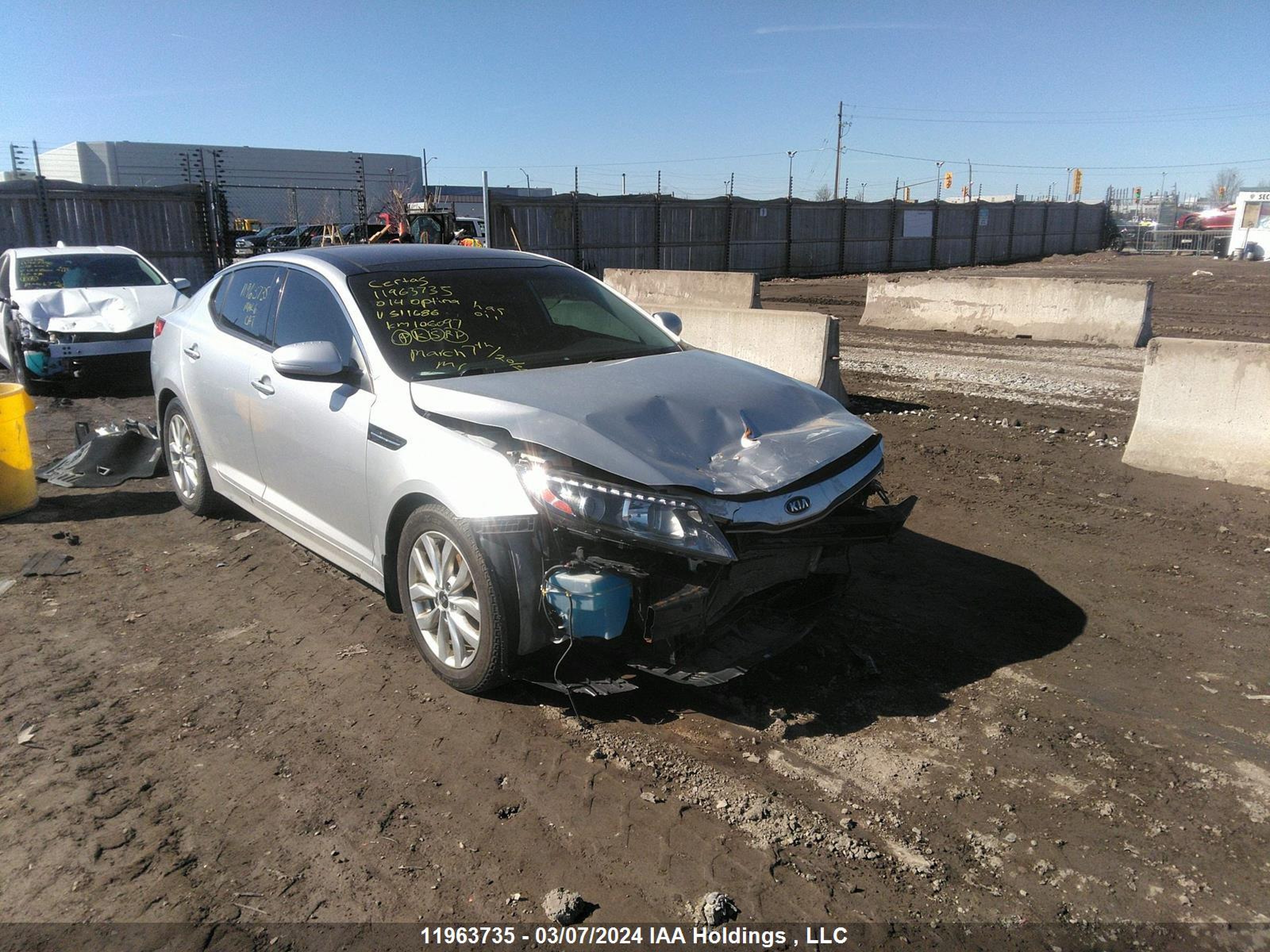 KIA OPTIMA 2014 knagn4a72e5511686