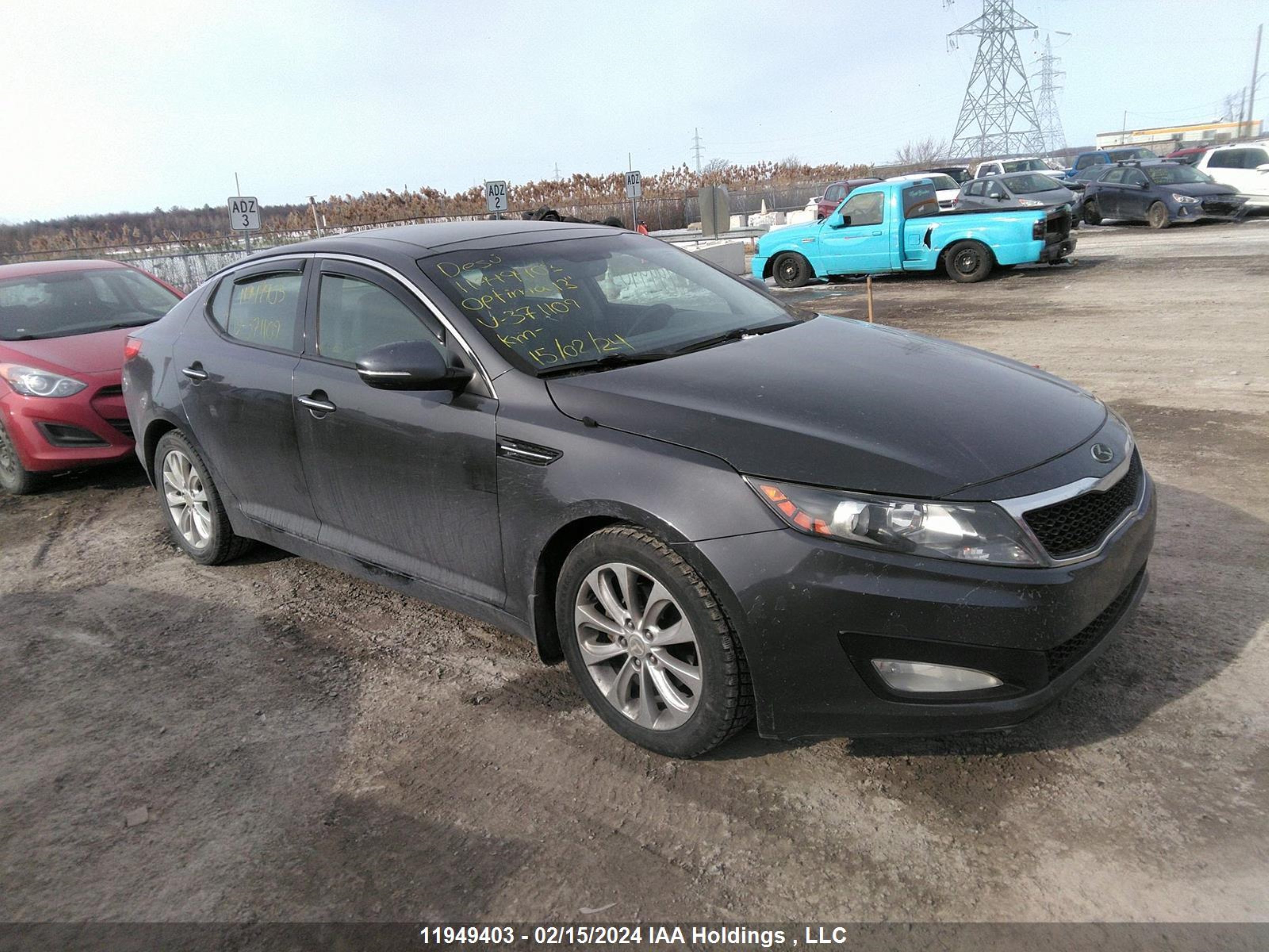 KIA OPTIMA 2013 knagn4a7xd5371109