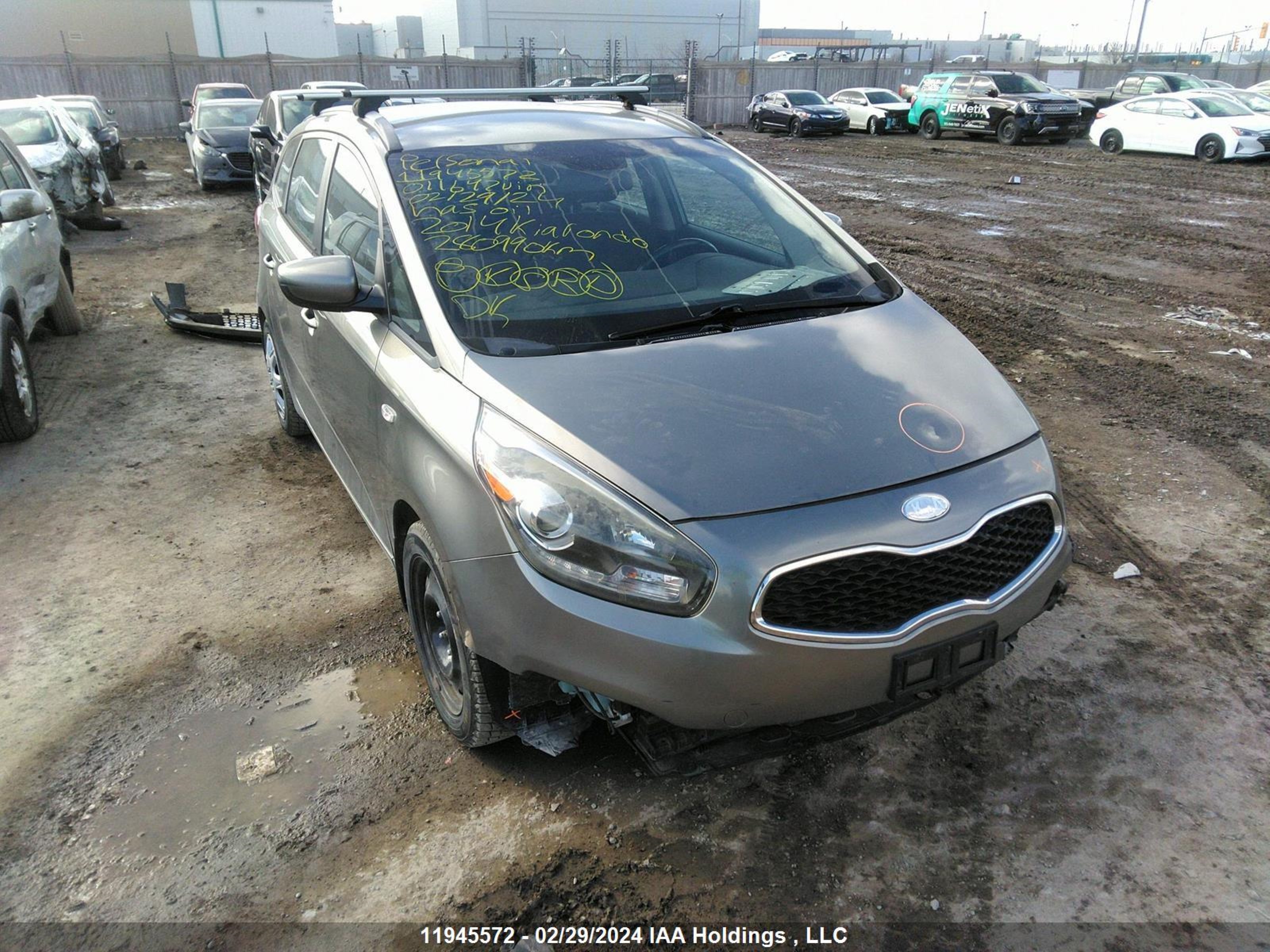 KIA RONDO 2014 knaht8a38e7011647