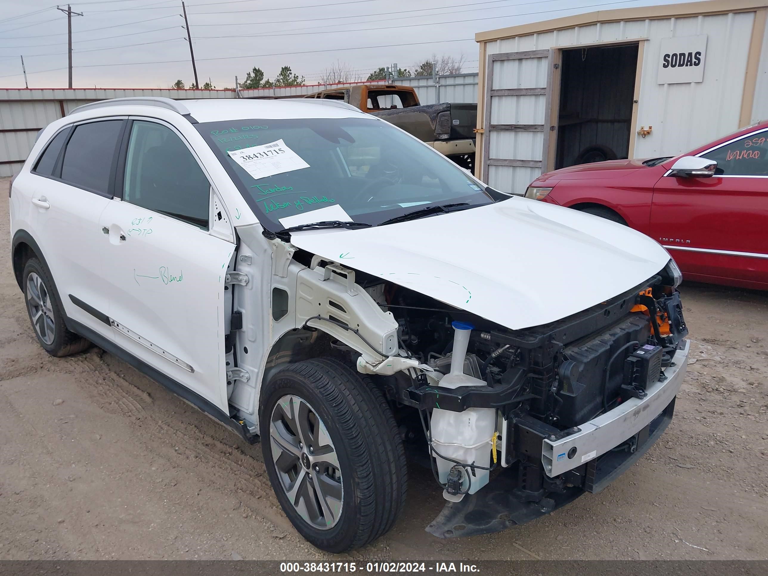 KIA NIRO 2022 kndcc3lg8n5117902