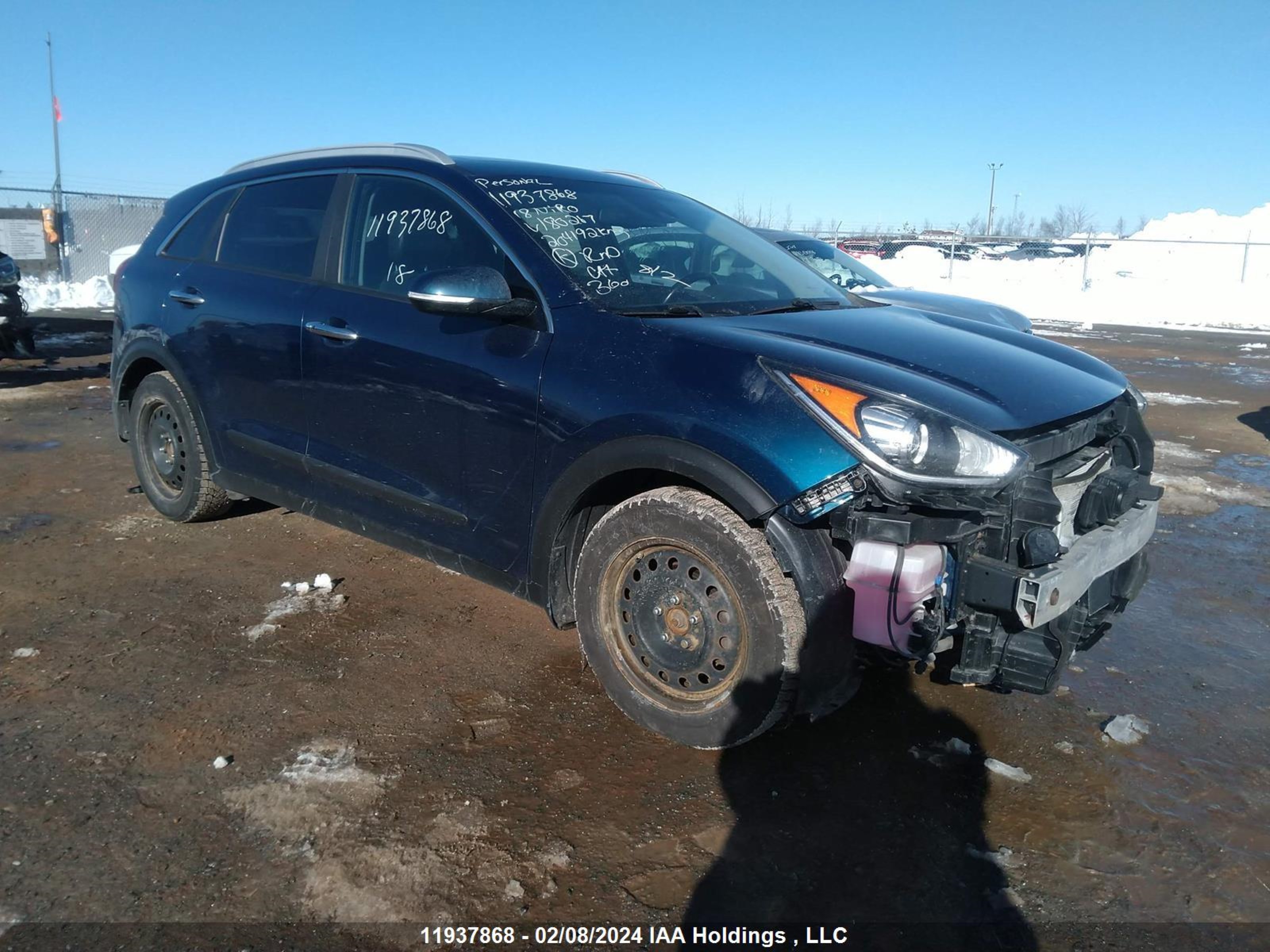 KIA NIRO 2018 kndce3lc2j5180267