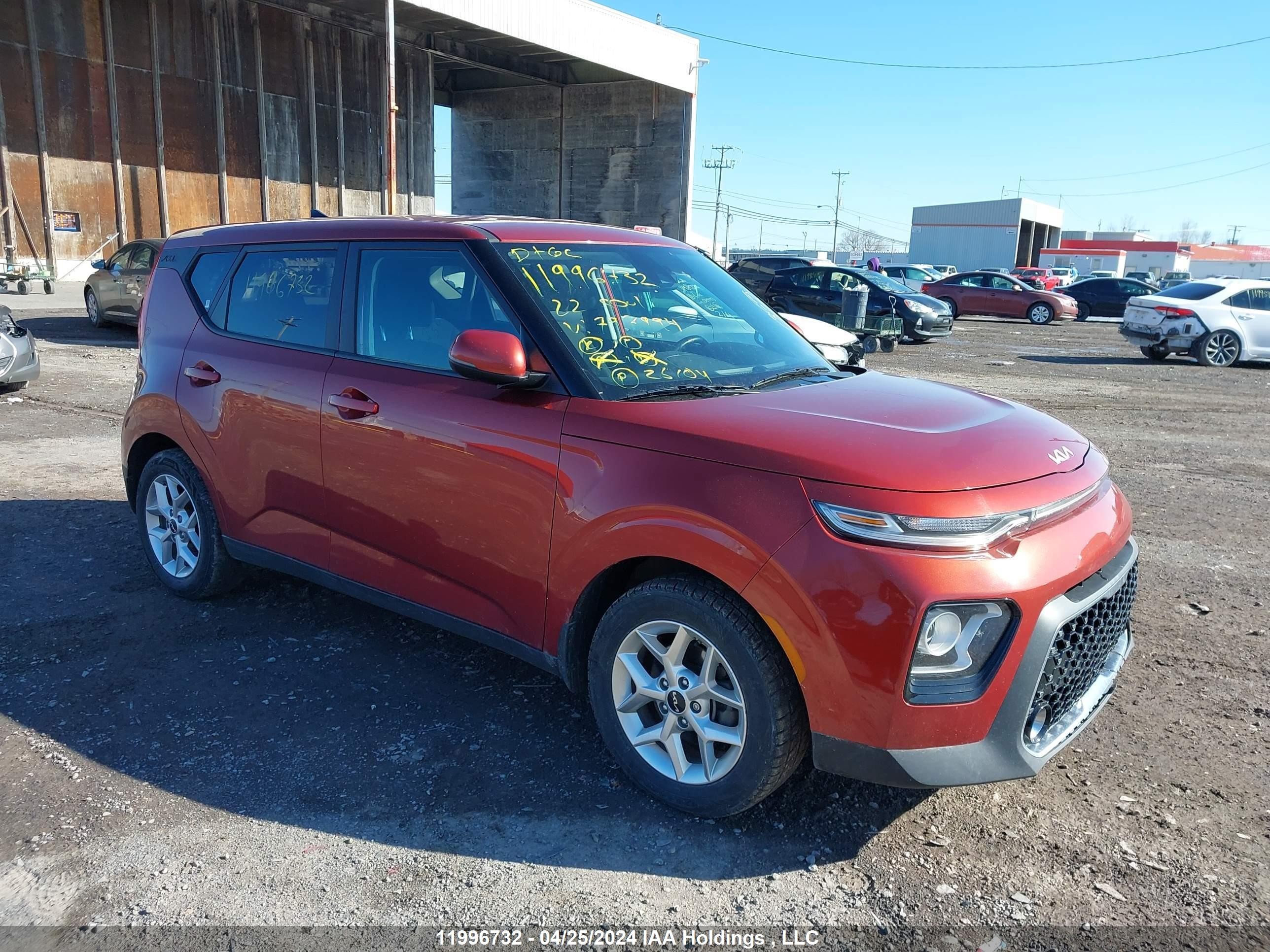 KIA SOUL 2022 kndj33au2n7797994