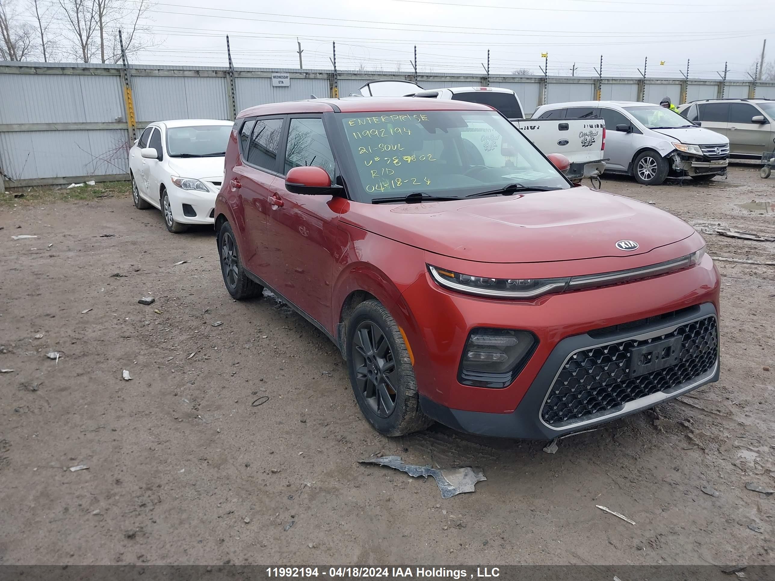 KIA SOUL 2021 kndj33au6m7789802