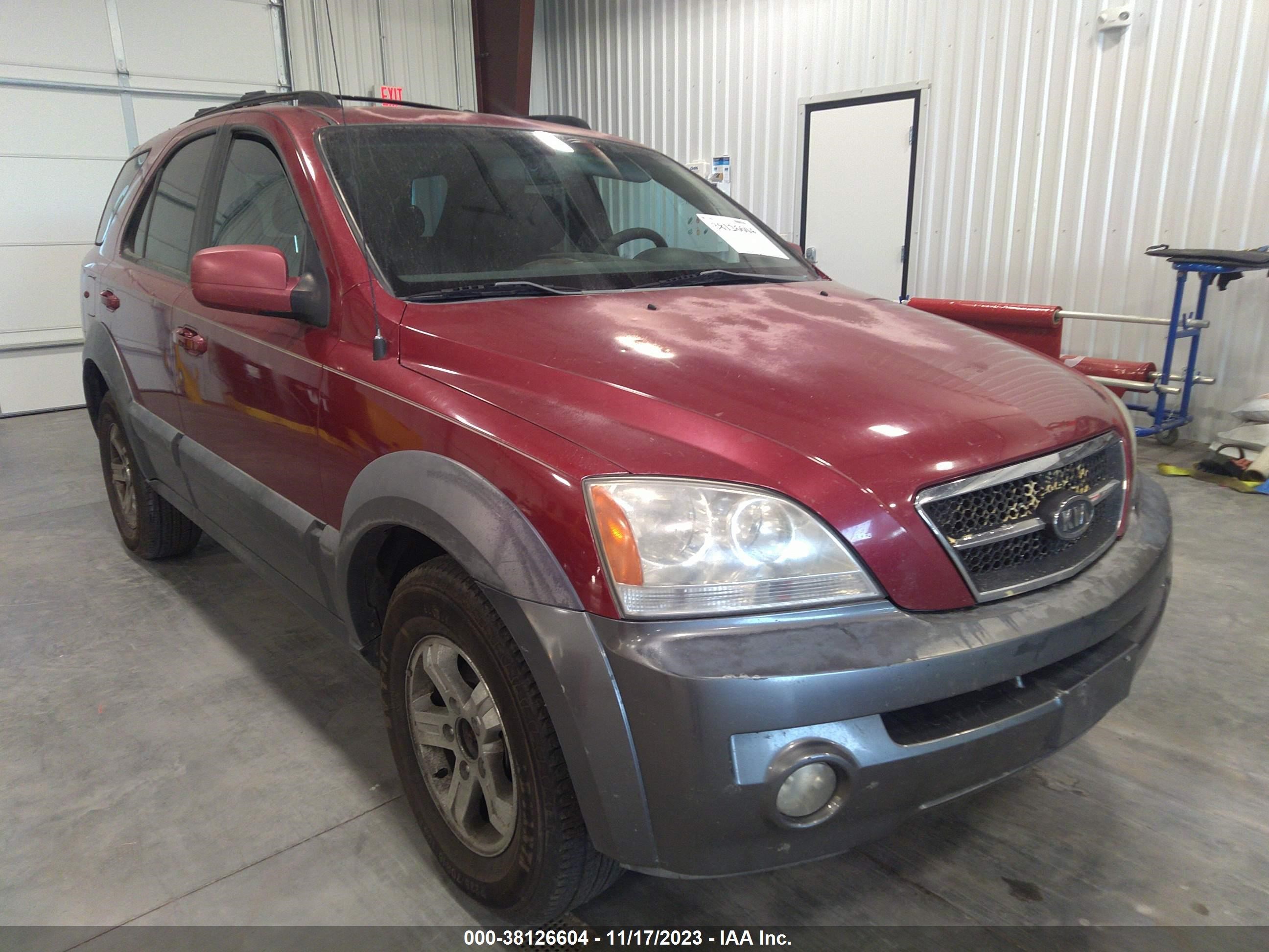 KIA SORENTO 2003 kndjc733135107589