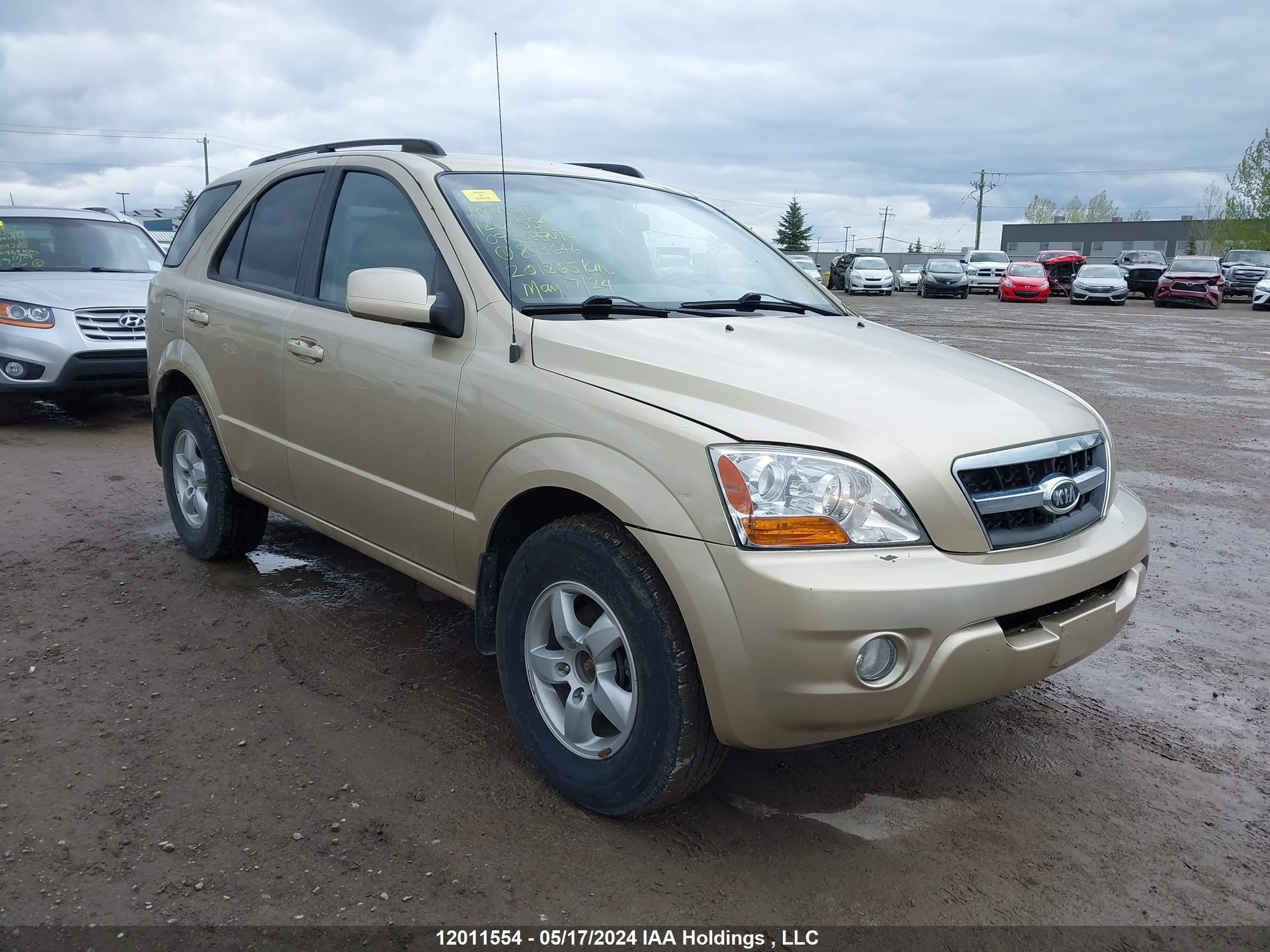 KIA SORENTO 2009 kndjc735195893646