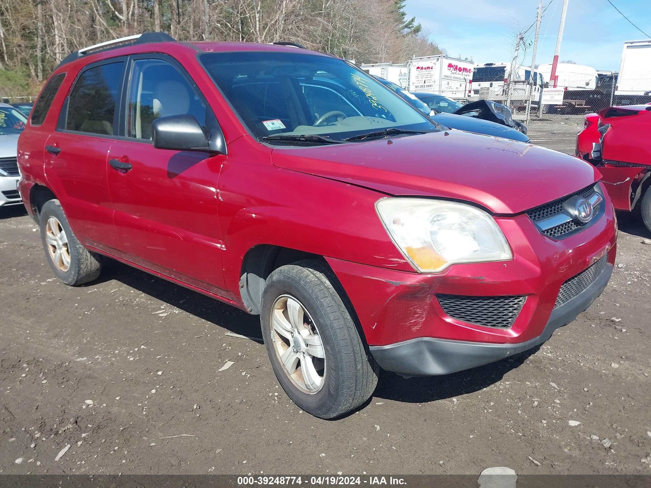 KIA SPORTAGE 2009 kndjf724697603180