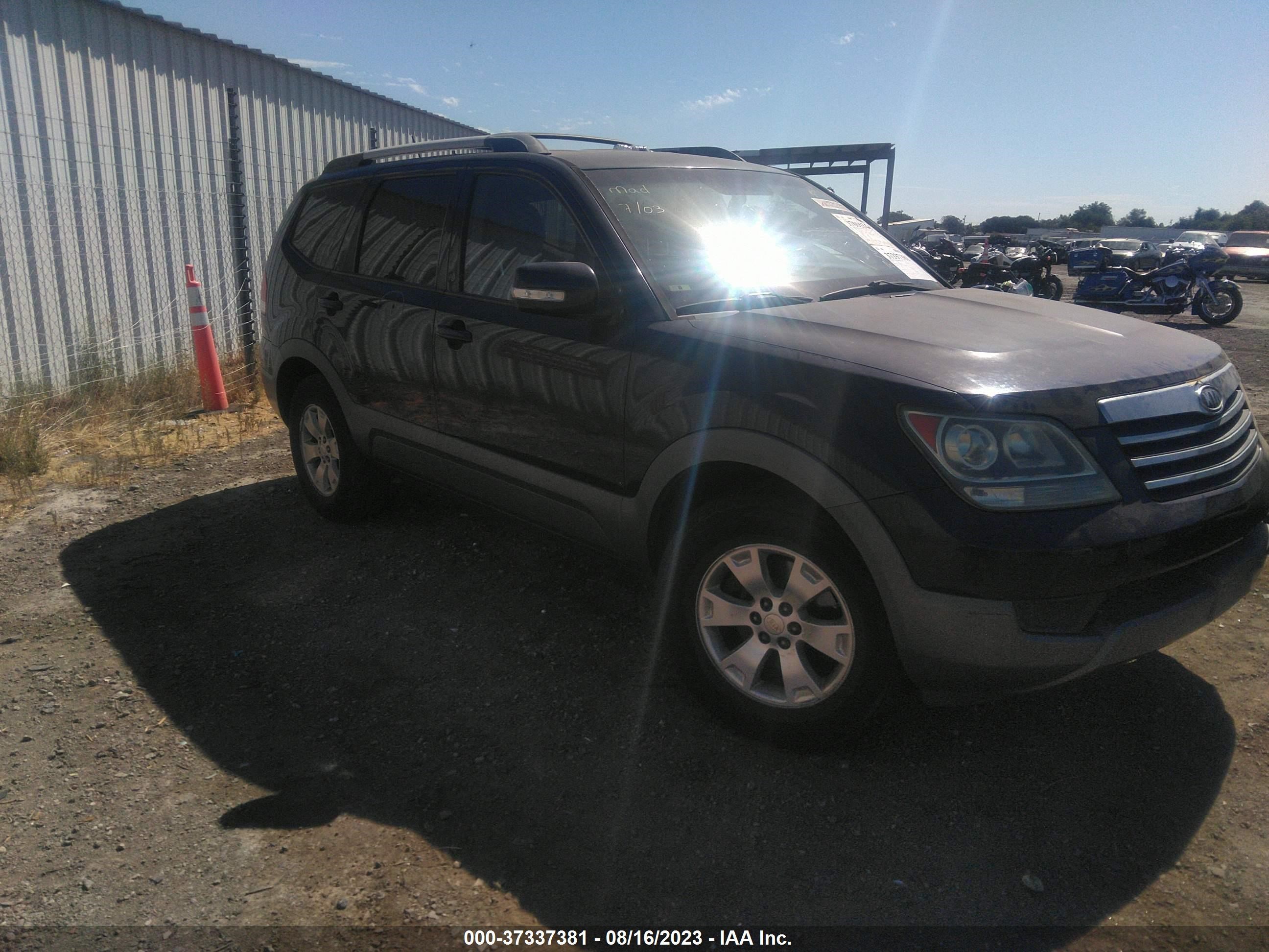 KIA MOHAVE (BORREGO) 2009 kndjj741695014174