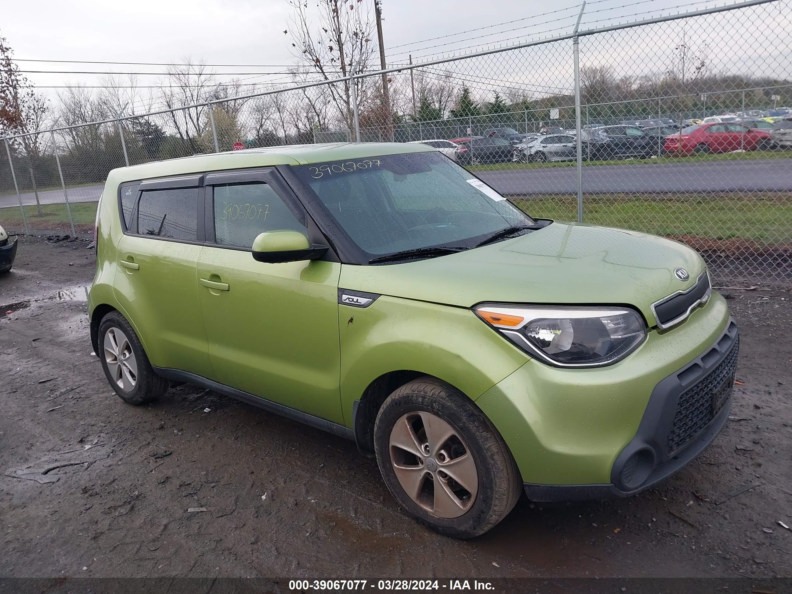 KIA SOUL 2015 kndjn2a22f7767382