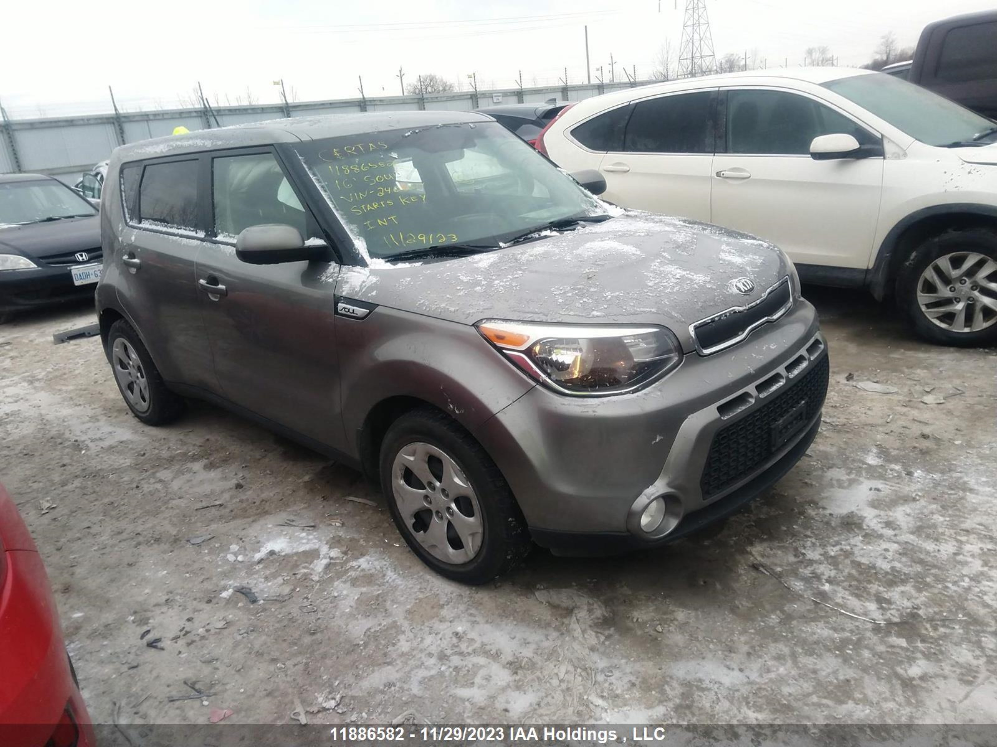 KIA SOUL 2016 kndjn2a25g7240664