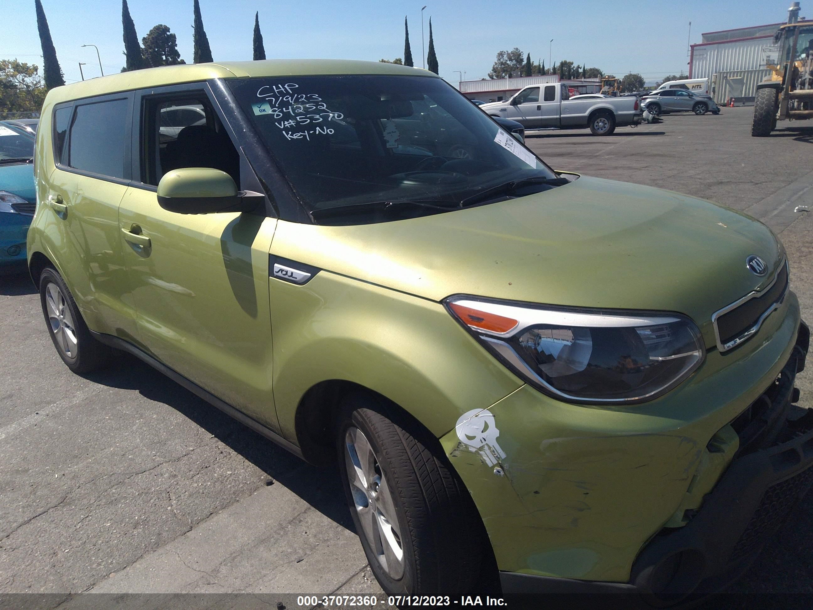 KIA SOUL 2016 kndjn2a25g7835370