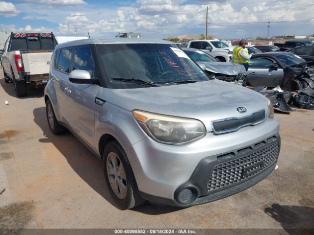 KIA SOUL 2016 kndjn2a26g7824099