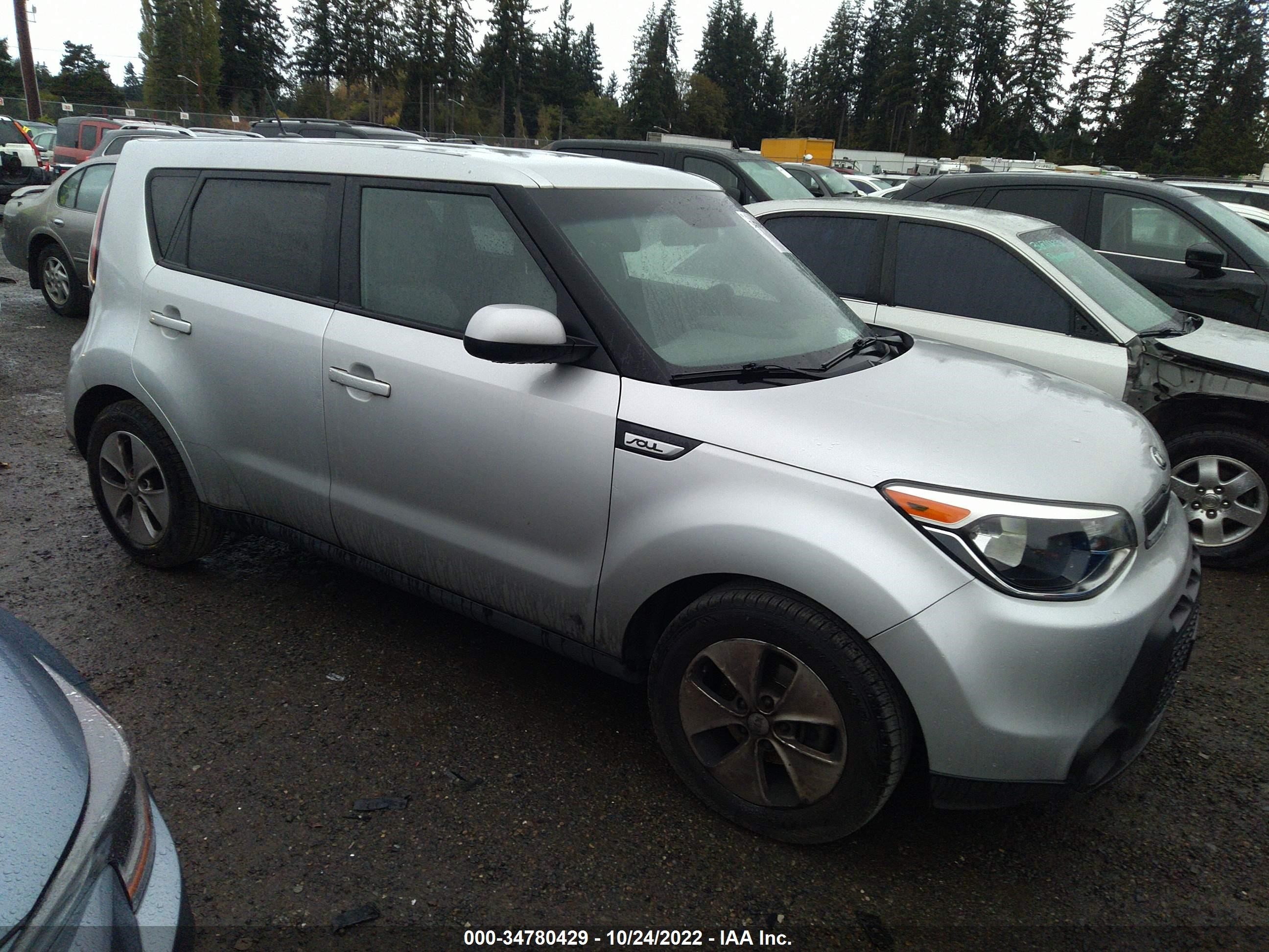 KIA SOUL 2016 kndjn2a27g7852767