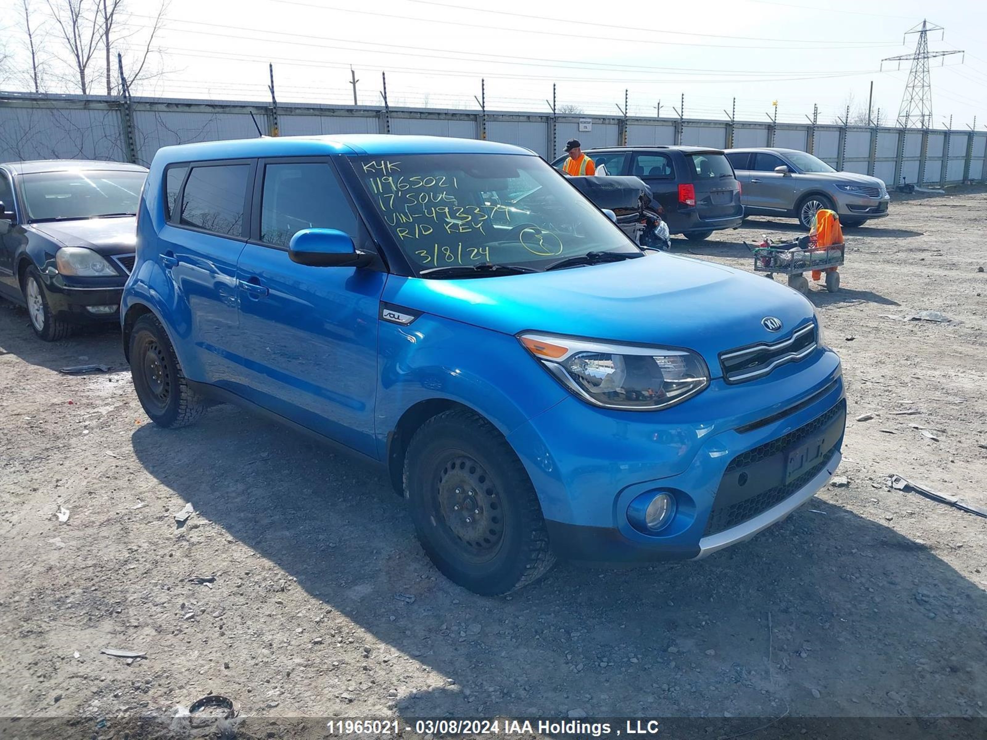 KIA SOUL 2017 kndjp3a55h7493379