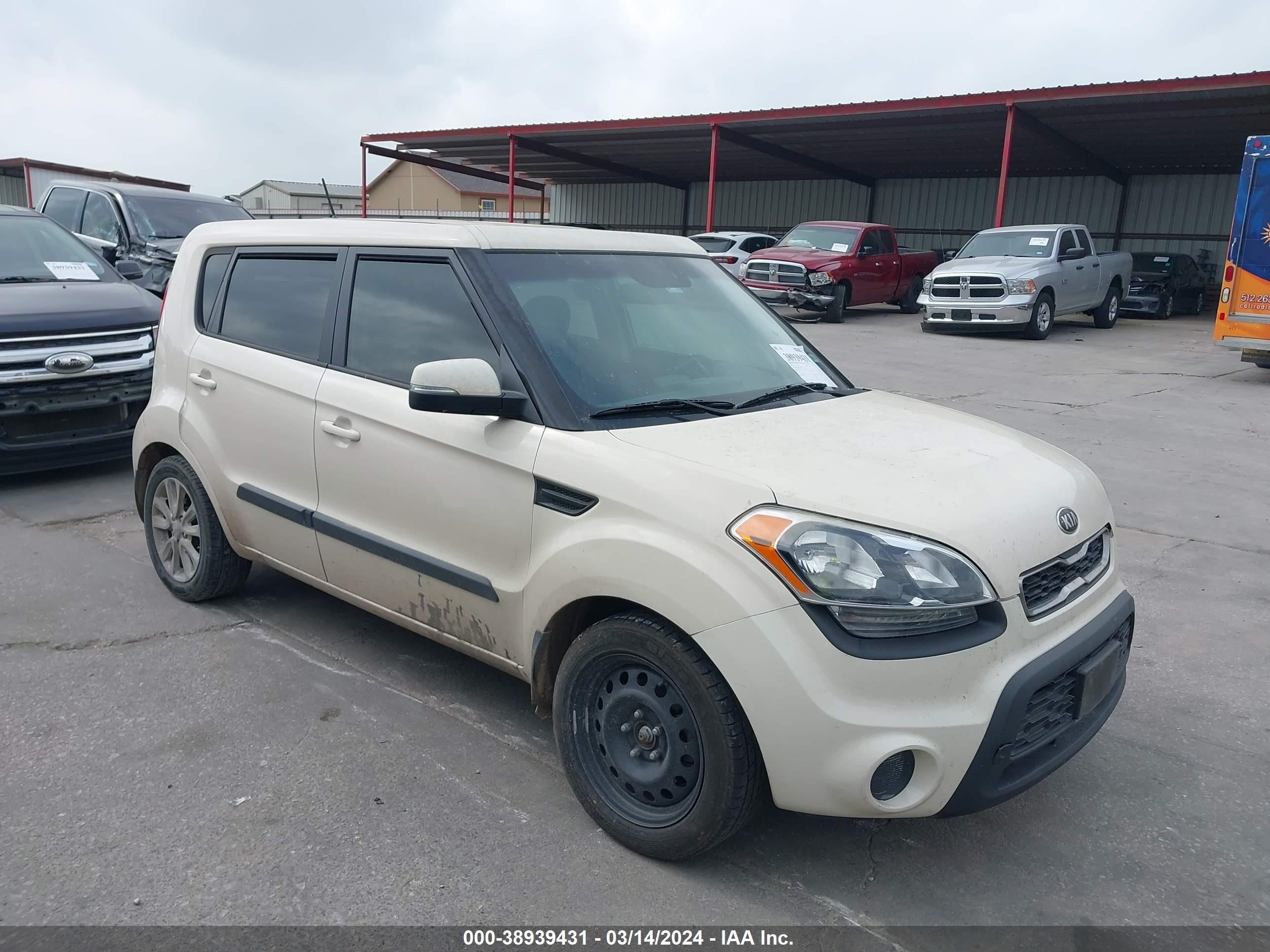 KIA SOUL 2013 kndjt2a6xd7760962