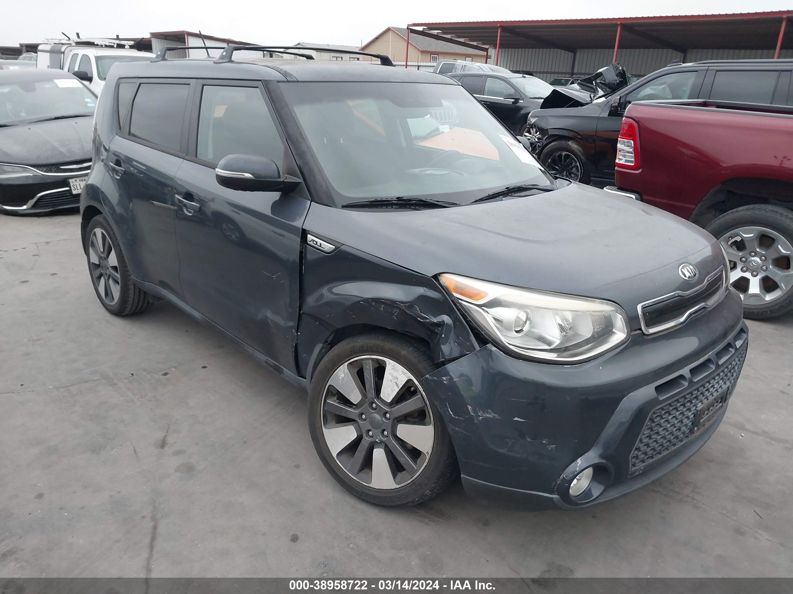 KIA SOUL 2015 kndjx3a56f7151369