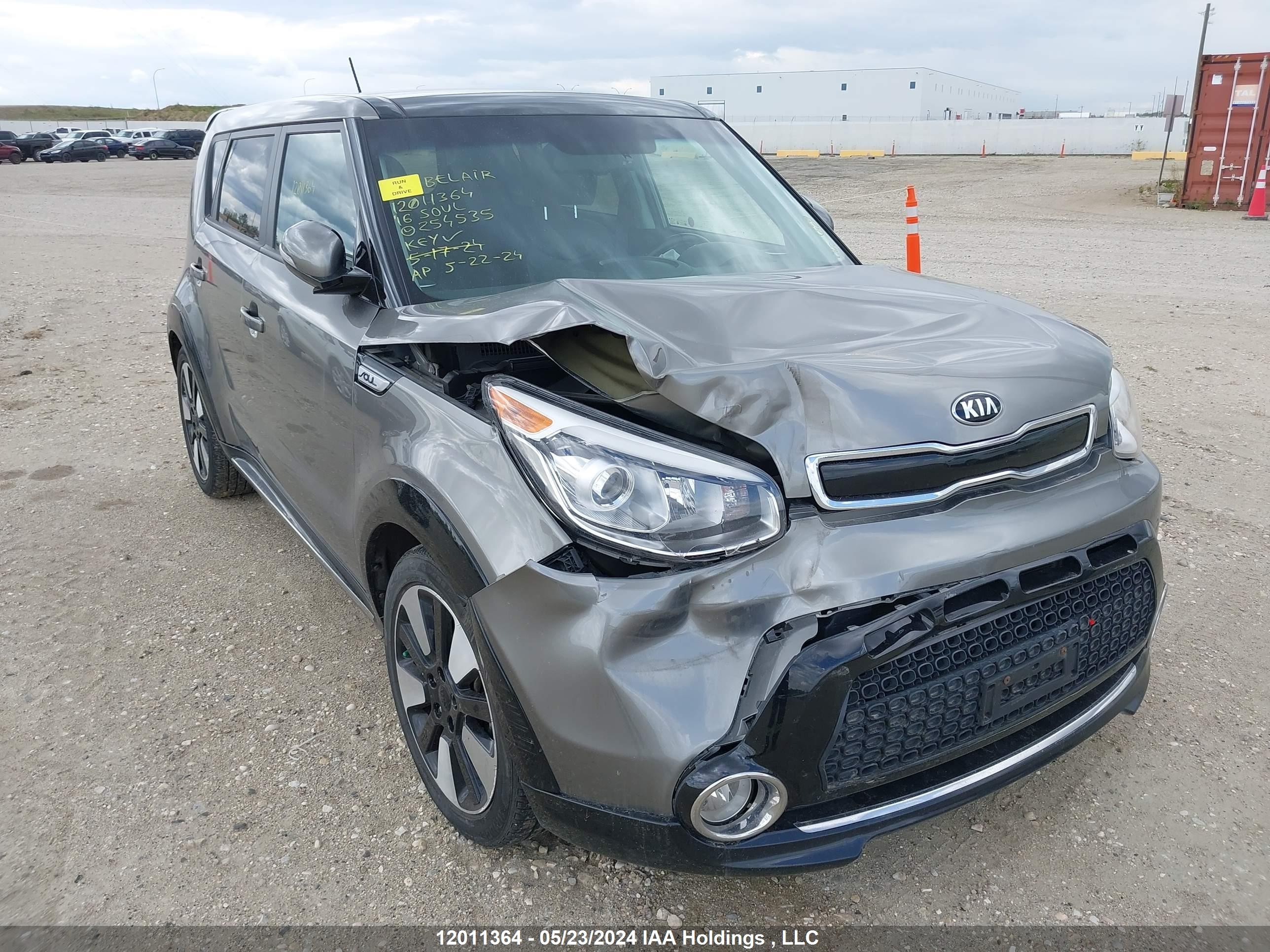 KIA SOUL 2016 kndjx3a56g7254535