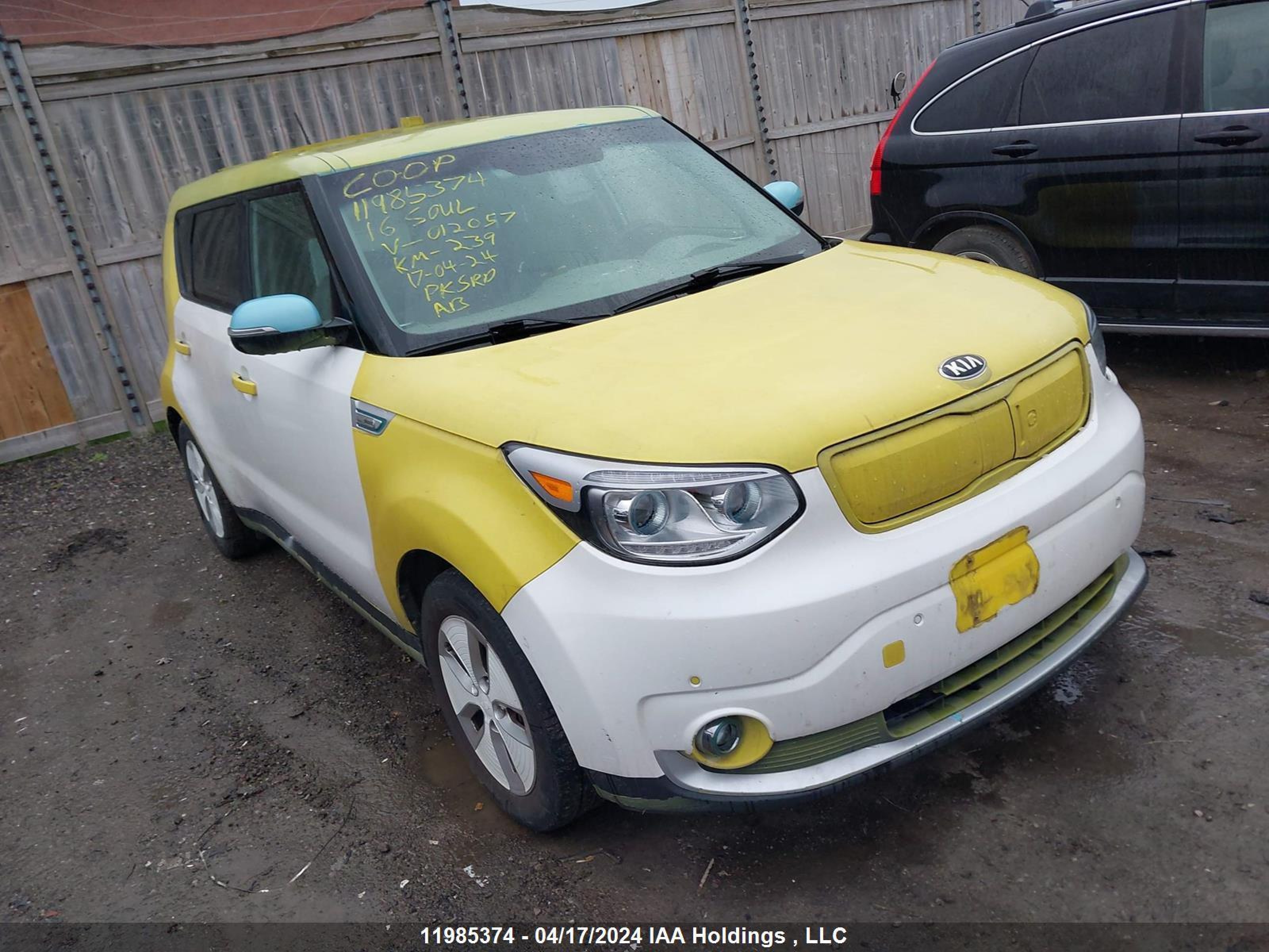 KIA SOUL EV 2016 kndjx3ae3g7012057