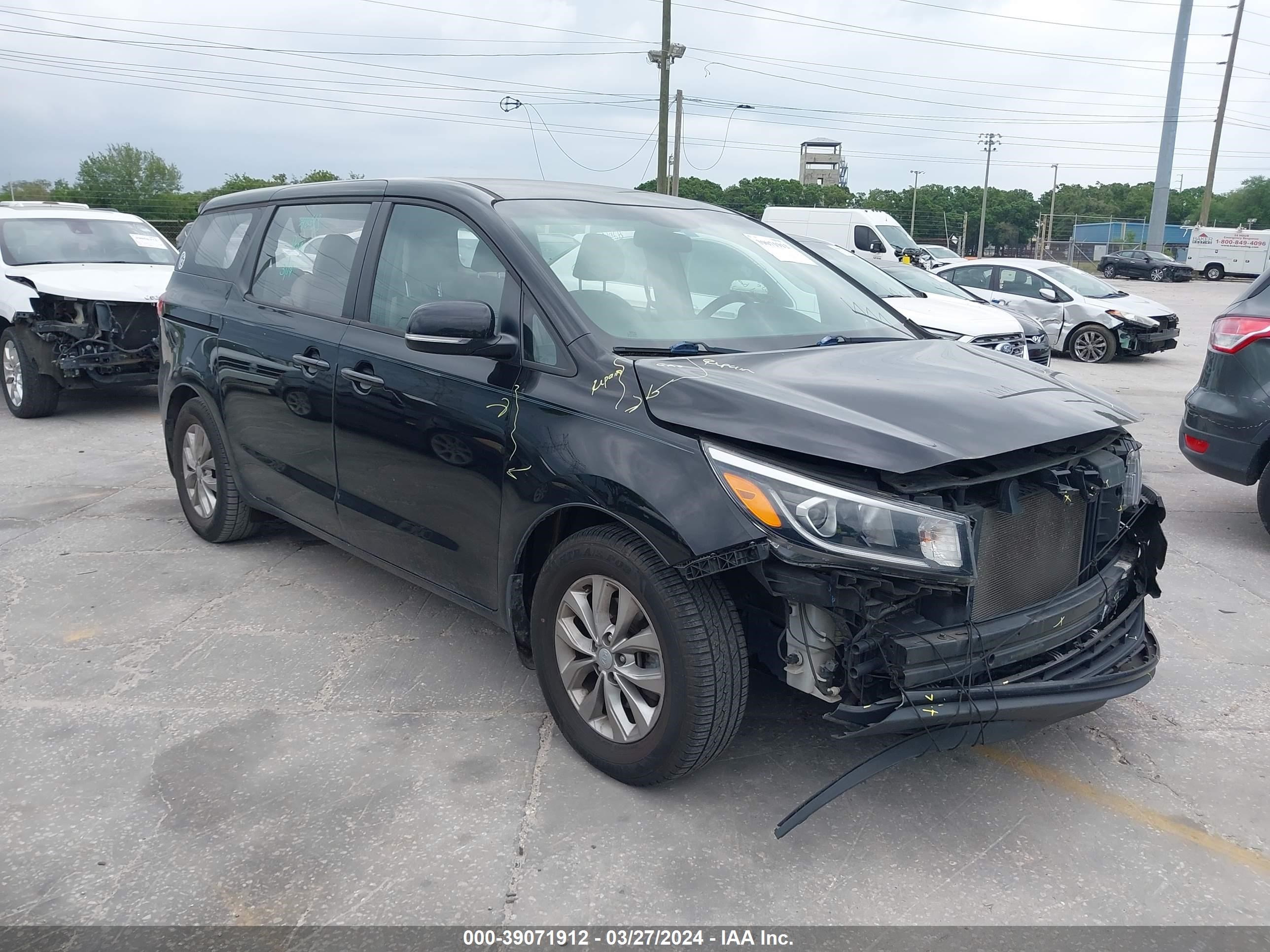 KIA SEDONA 2019 kndma5c17k6509485