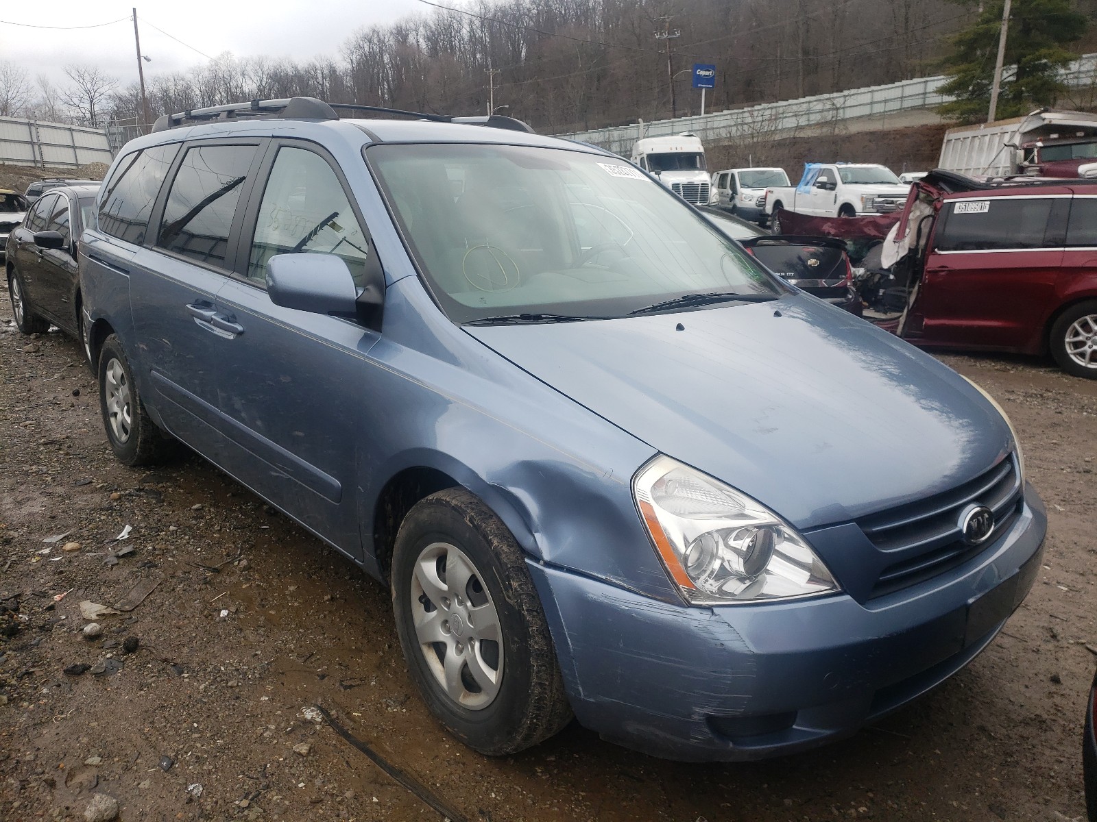 KIA SEDONA EX 2007 kndmb233176191383