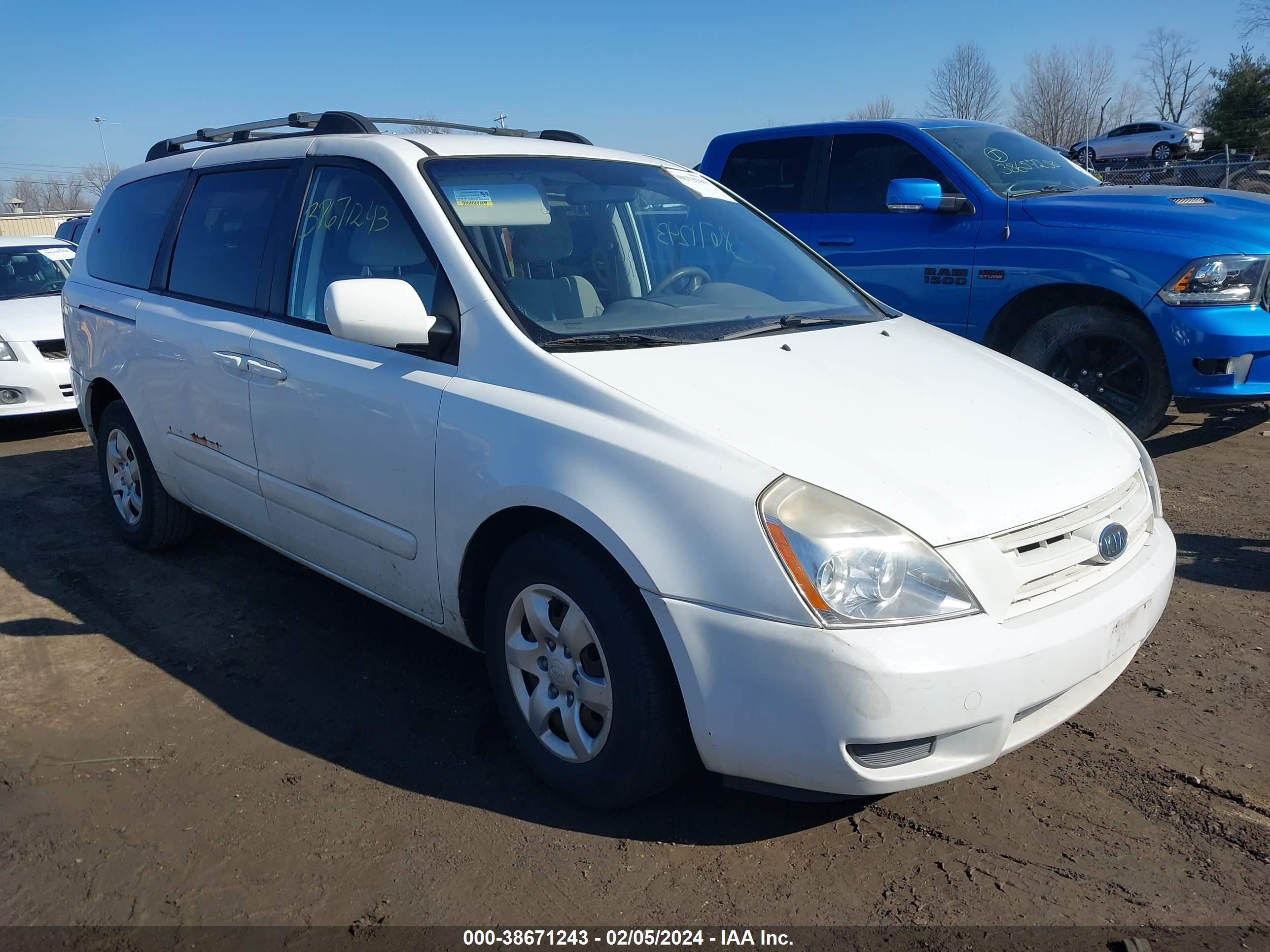 KIA SEDONA 2008 kndmb233x86209459