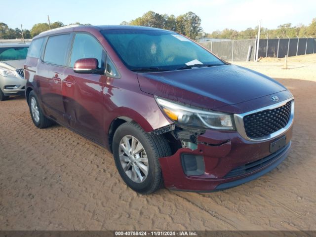 KIA SEDONA 2017 kndmb5c10h6319095