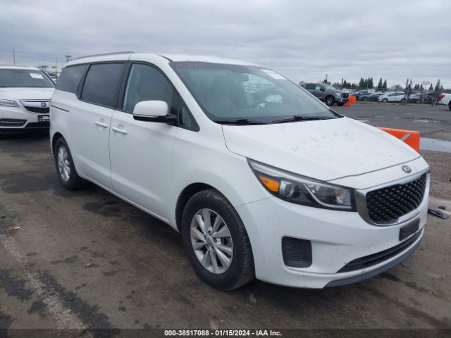 KIA SEDONA LX 2016 kndmb5c11g6087315