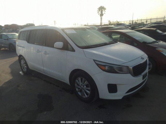 KIA SEDONA 2016 kndmb5c11g6092918