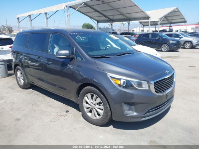 KIA SEDONA 2016 kndmb5c11g6151675