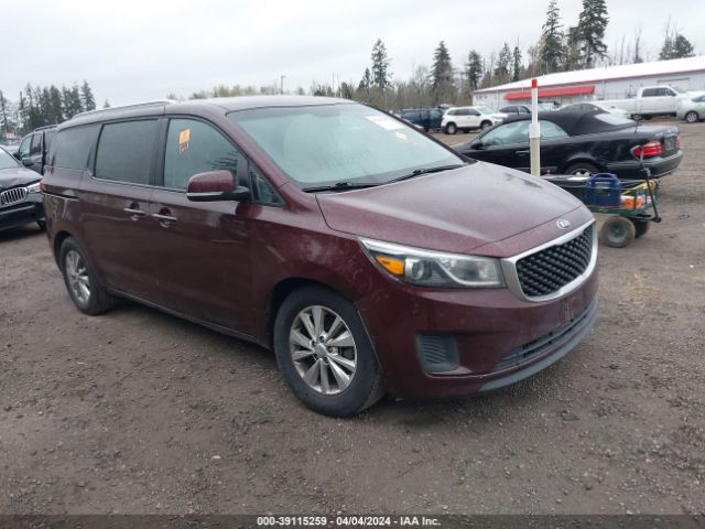 KIA SEDONA 2016 kndmb5c12g6151149