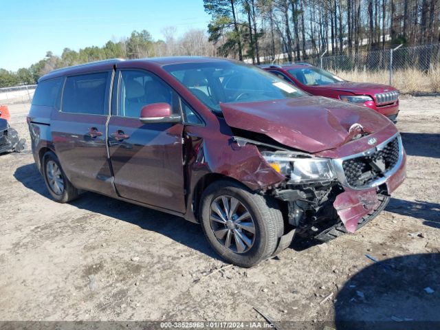 KIA SEDONA 2016 kndmb5c13g6190610