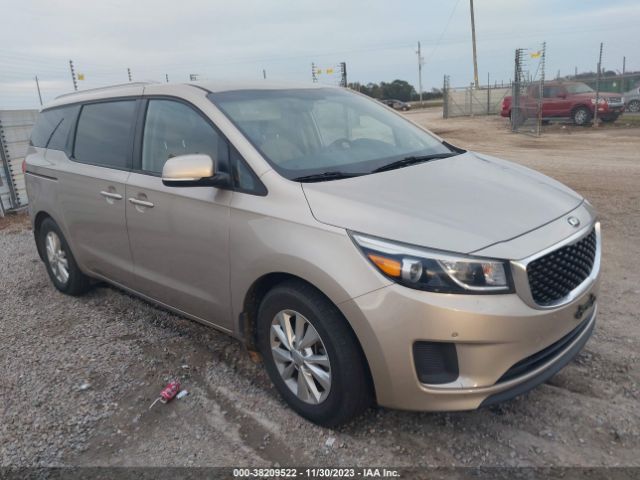 KIA SEDONA 2016 kndmb5c13g6211780