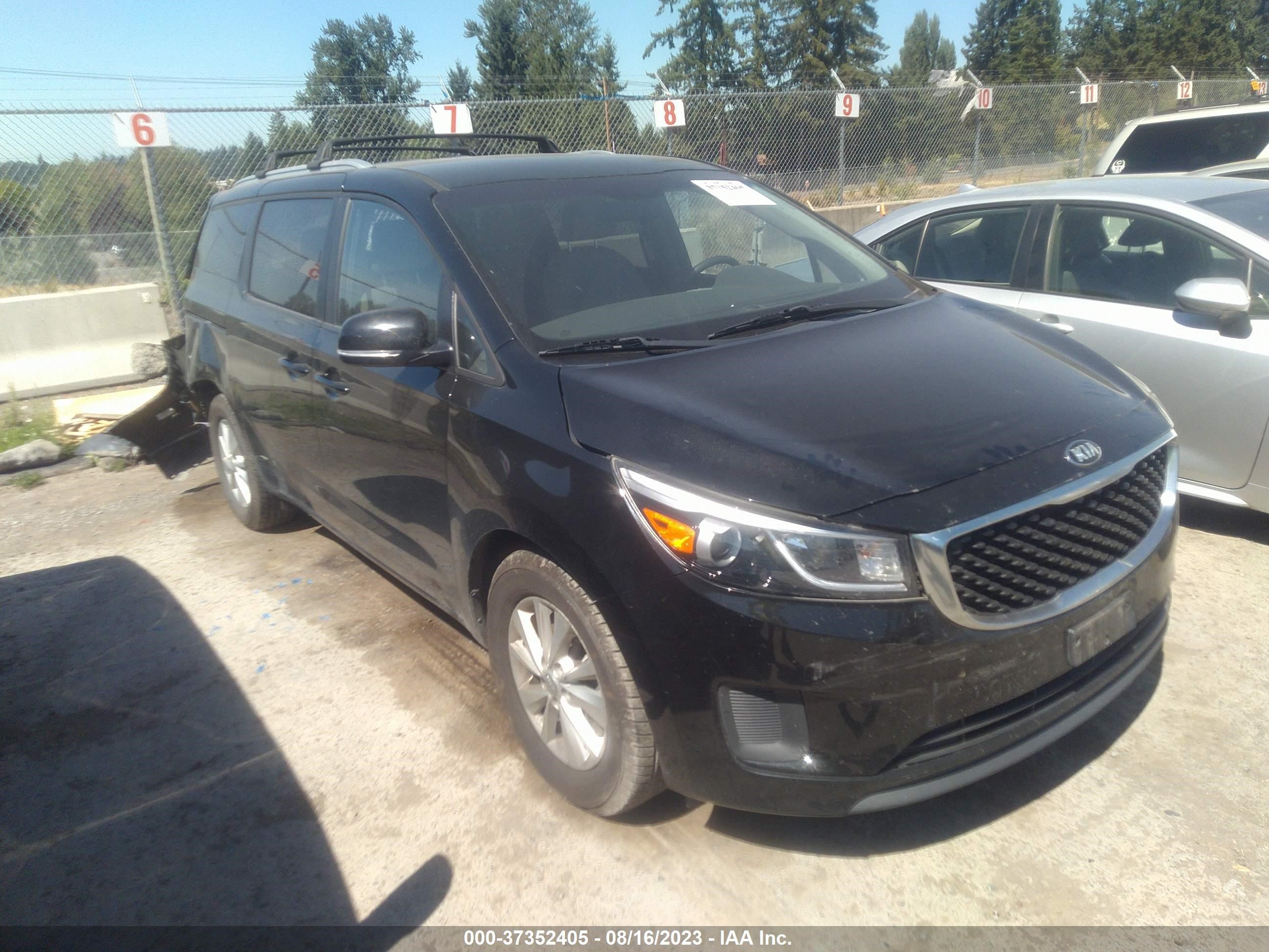 KIA SEDONA 2016 kndmb5c14g6142646