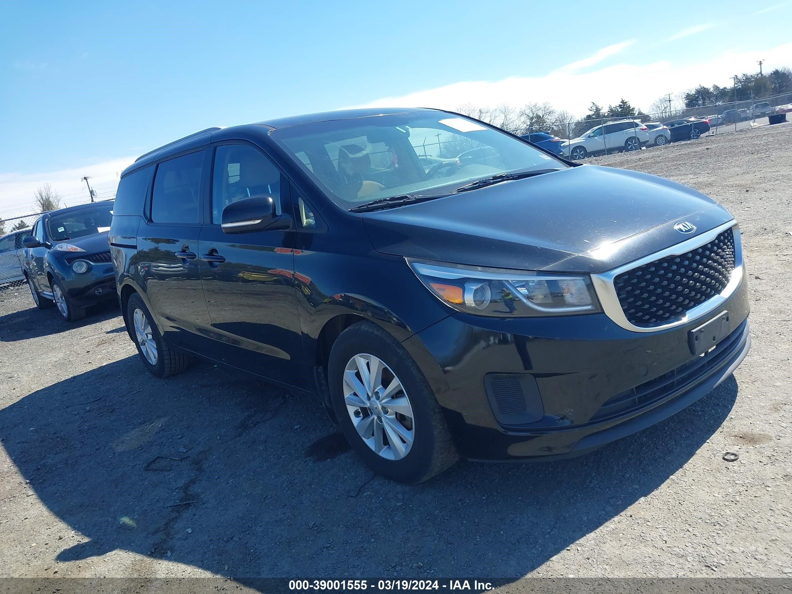 KIA SEDONA 2016 kndmb5c14g6172729