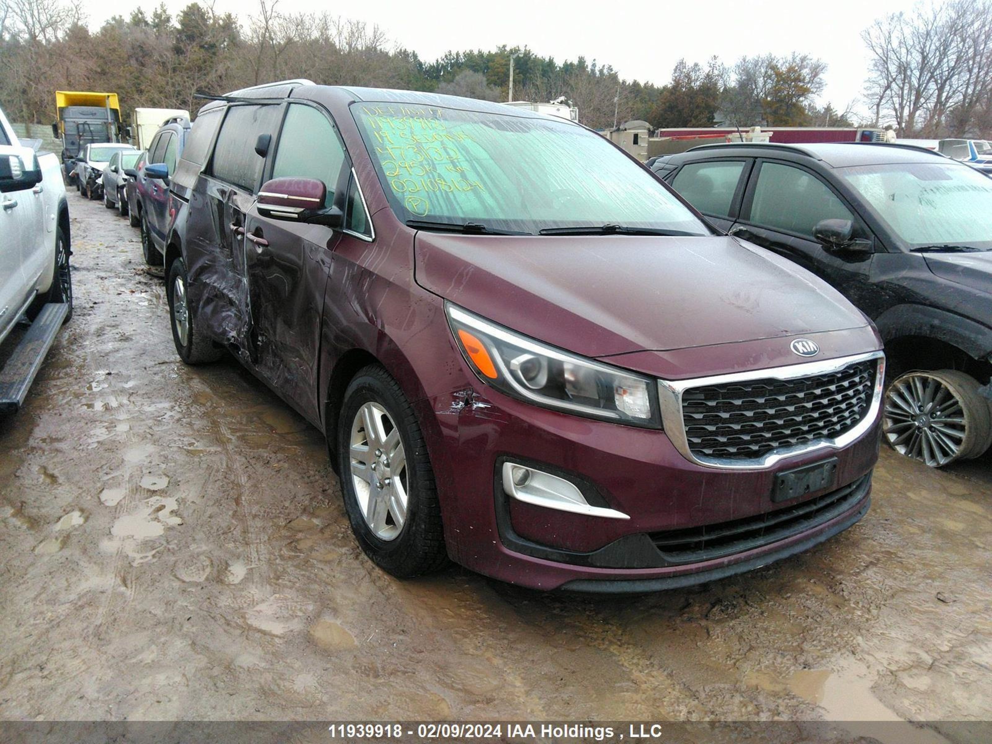 KIA SEDONA 2019 kndmb5c15k6473132