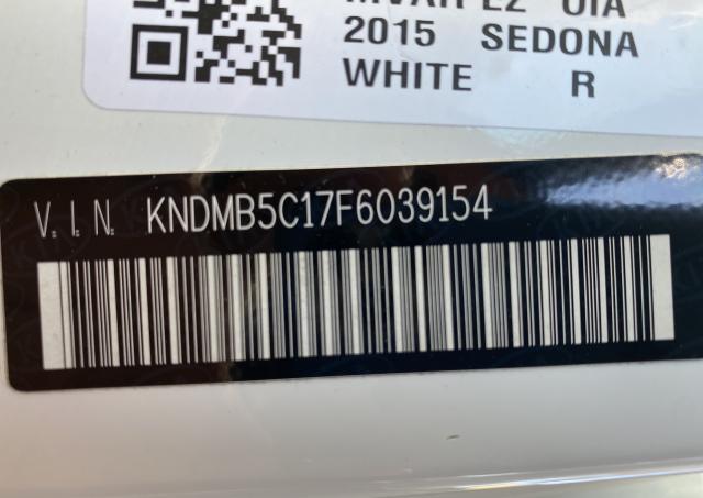 KIA SEDONA LX 2015 kndmb5c17f6039154