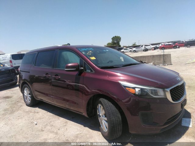 KIA SEDONA 2016 kndmb5c17g6085830