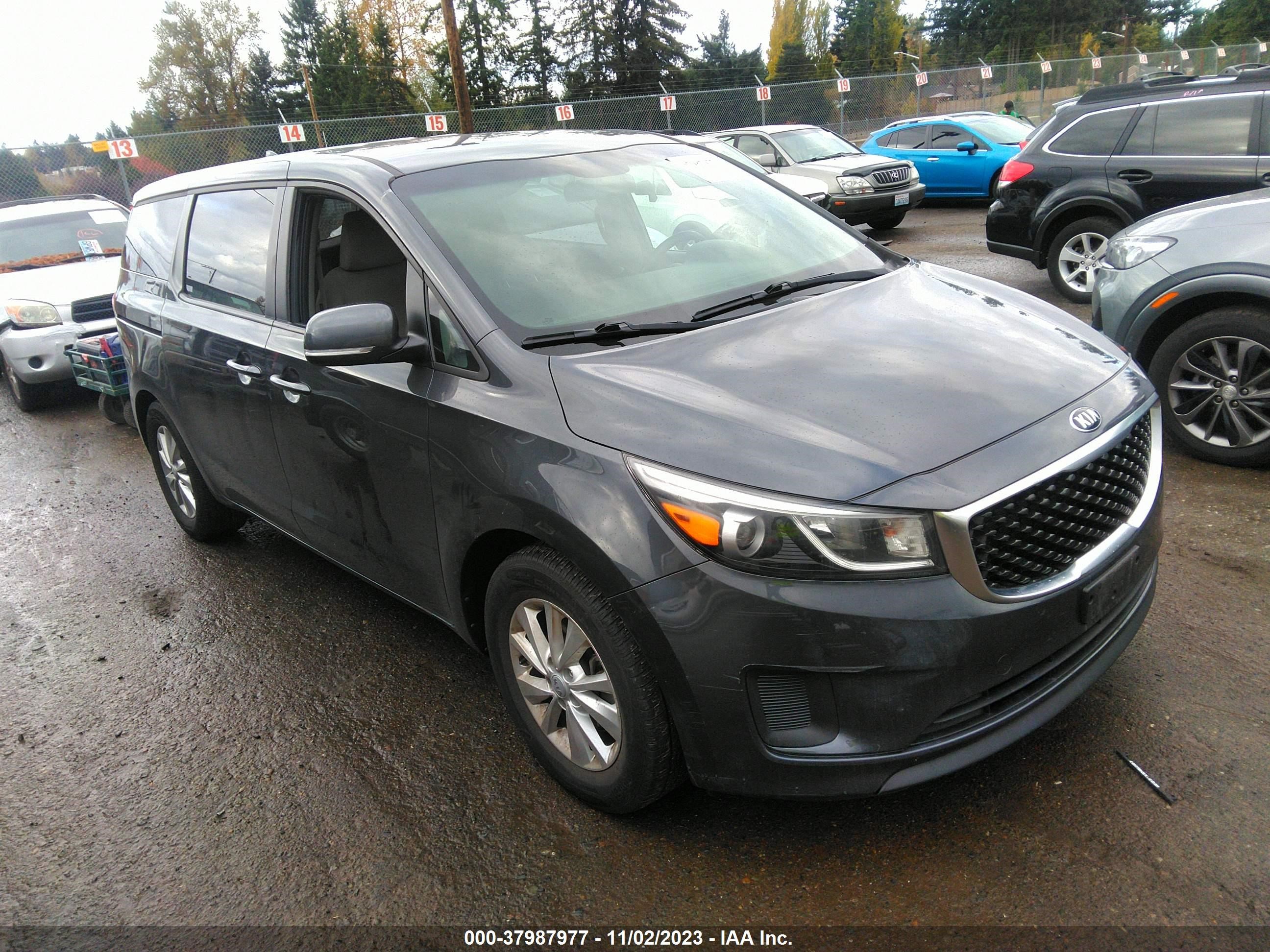 KIA SEDONA 2017 kndmb5c17h6242340