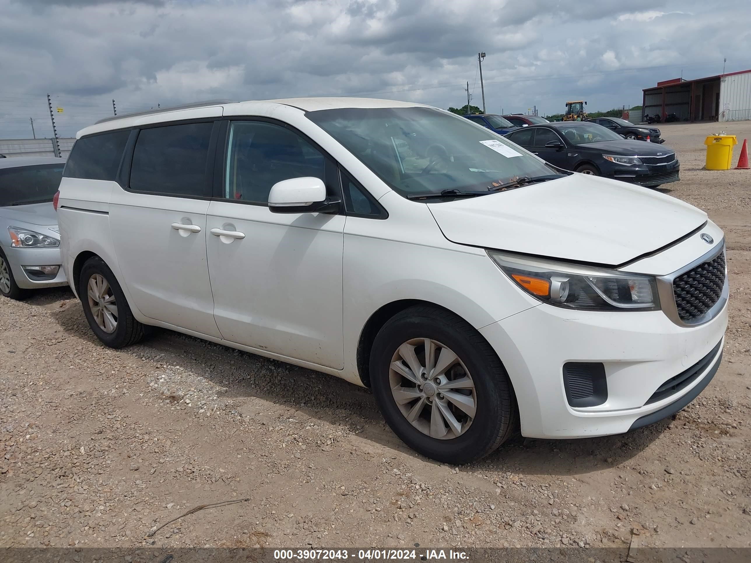 KIA SEDONA 2016 kndmb5c19g6092228