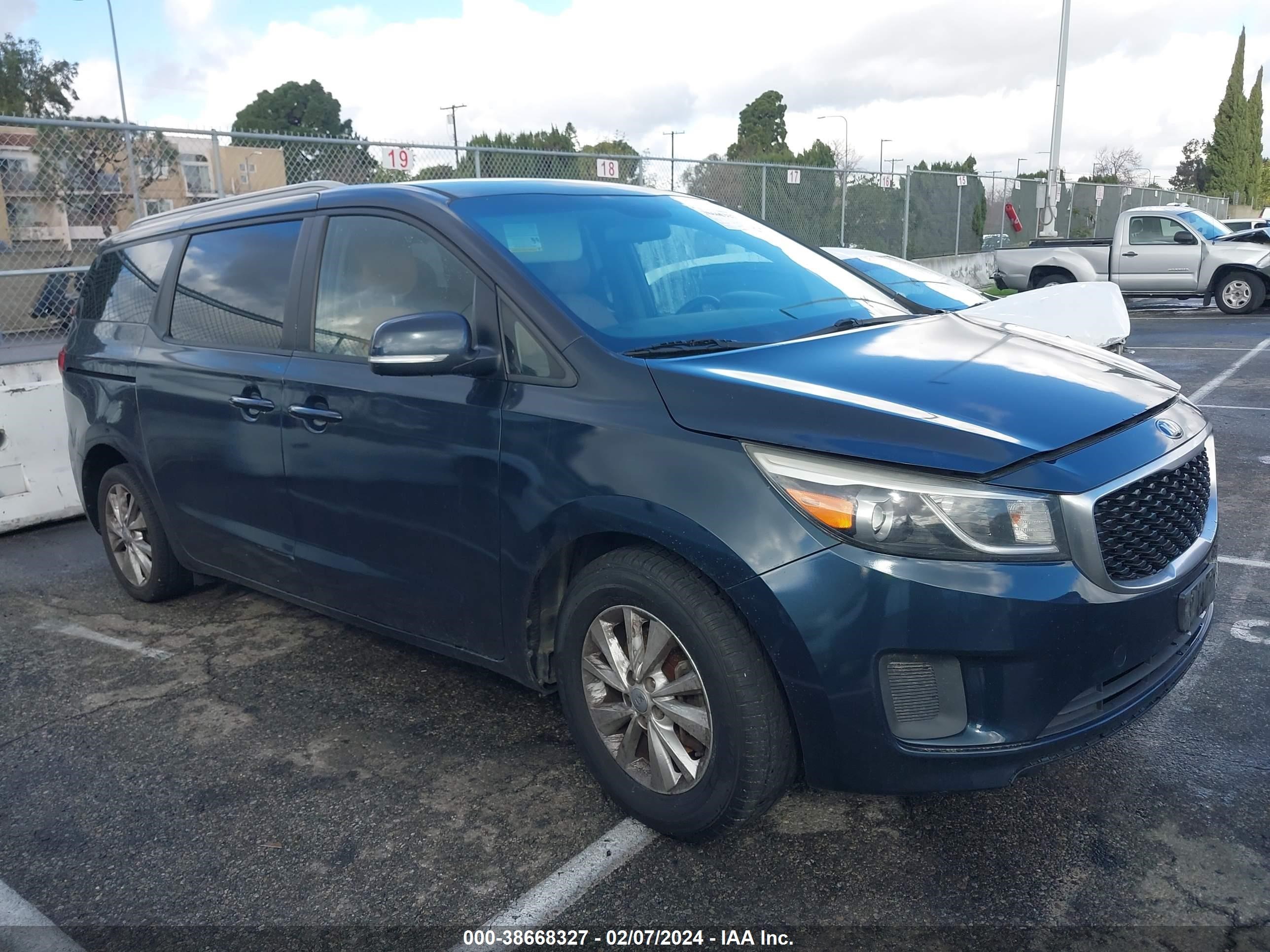 KIA SEDONA 2016 kndmb5c19g6098739