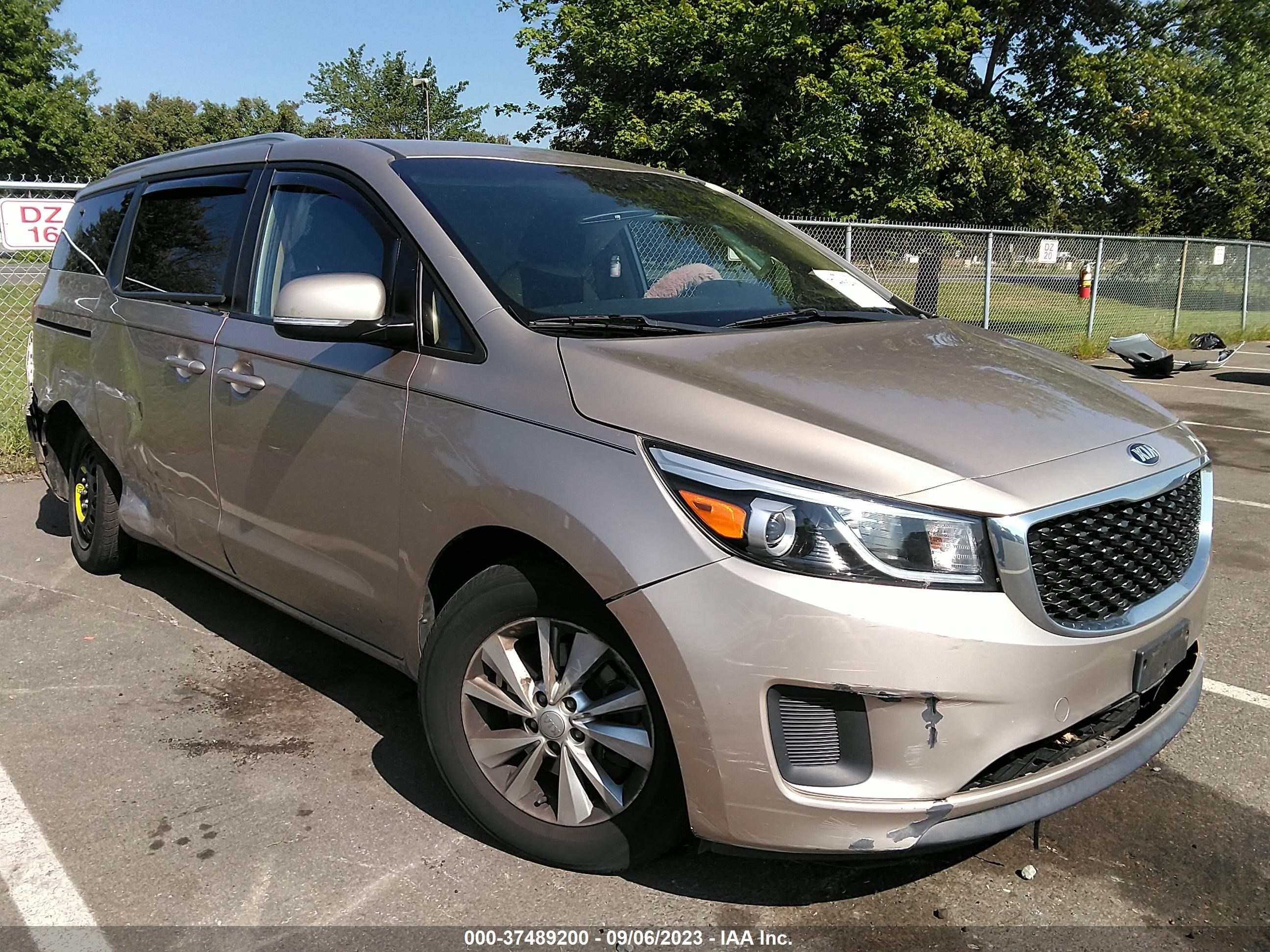 KIA SEDONA 2016 kndmb5c19g6178378