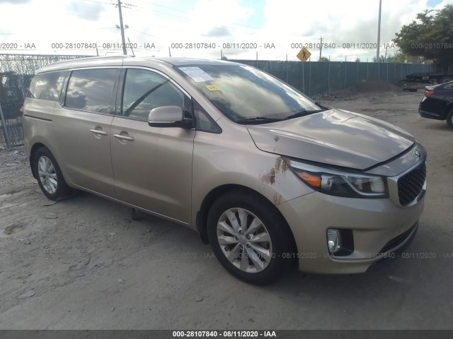 KIA SEDONA 2016 kndmc5c12g6100733