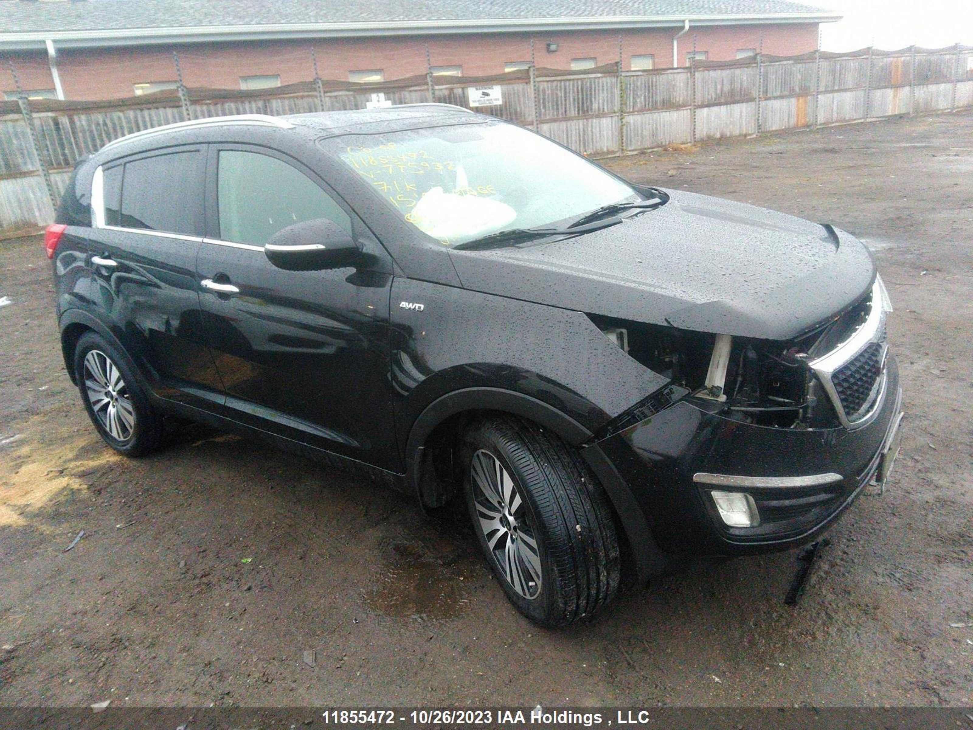 KIA SPORTAGE 2015 kndpccac9f7775932