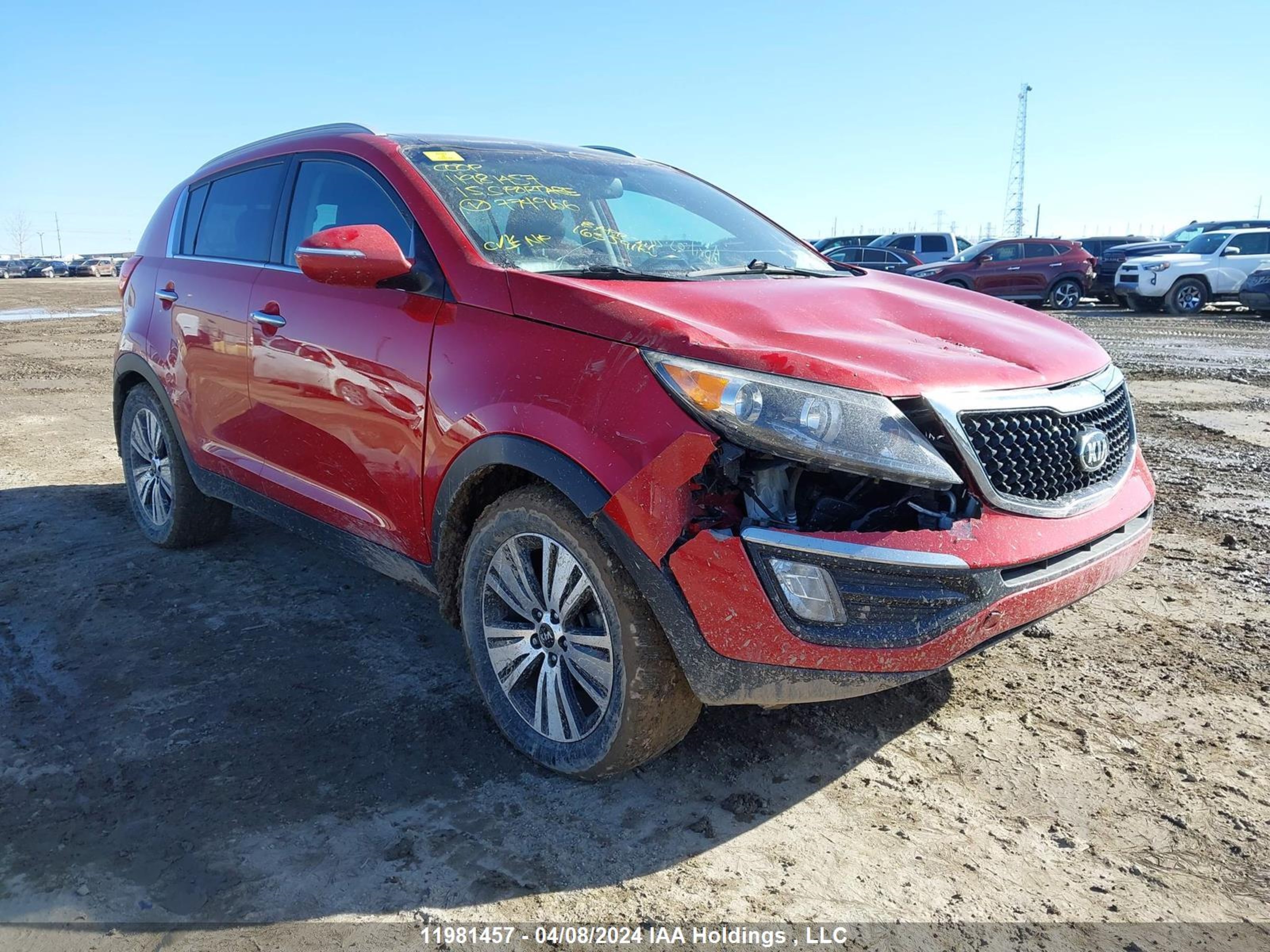 KIA SPORTAGE 2015 kndpccacxf7774966