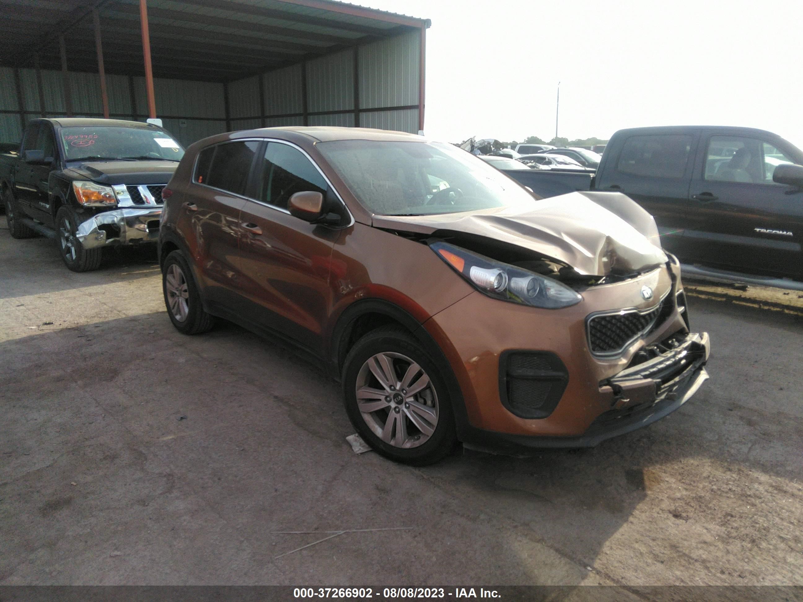 KIA SPORTAGE 2017 kndpm3ac6h7227922