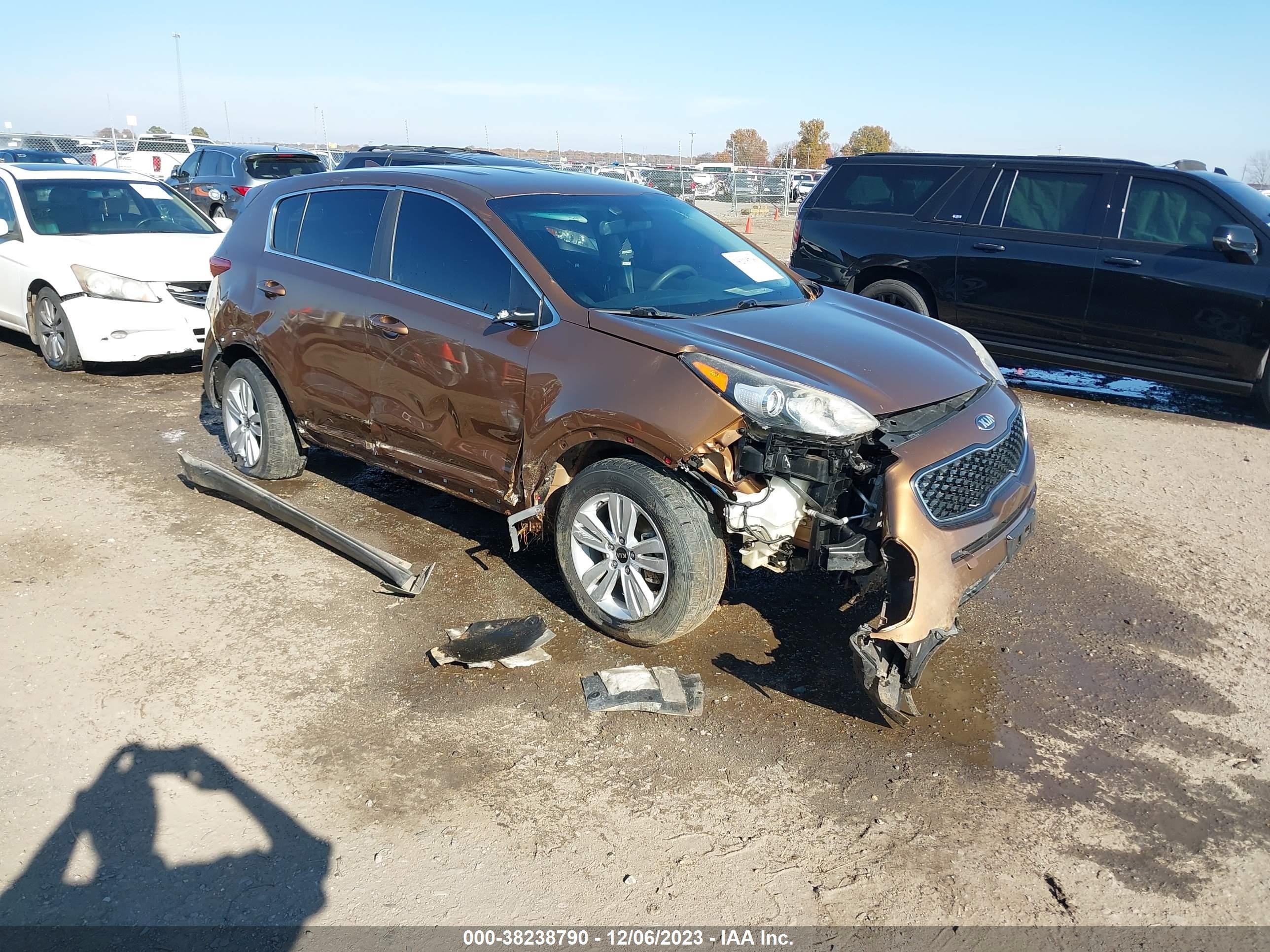 KIA SPORTAGE 2017 kndpm3ac7h7129210