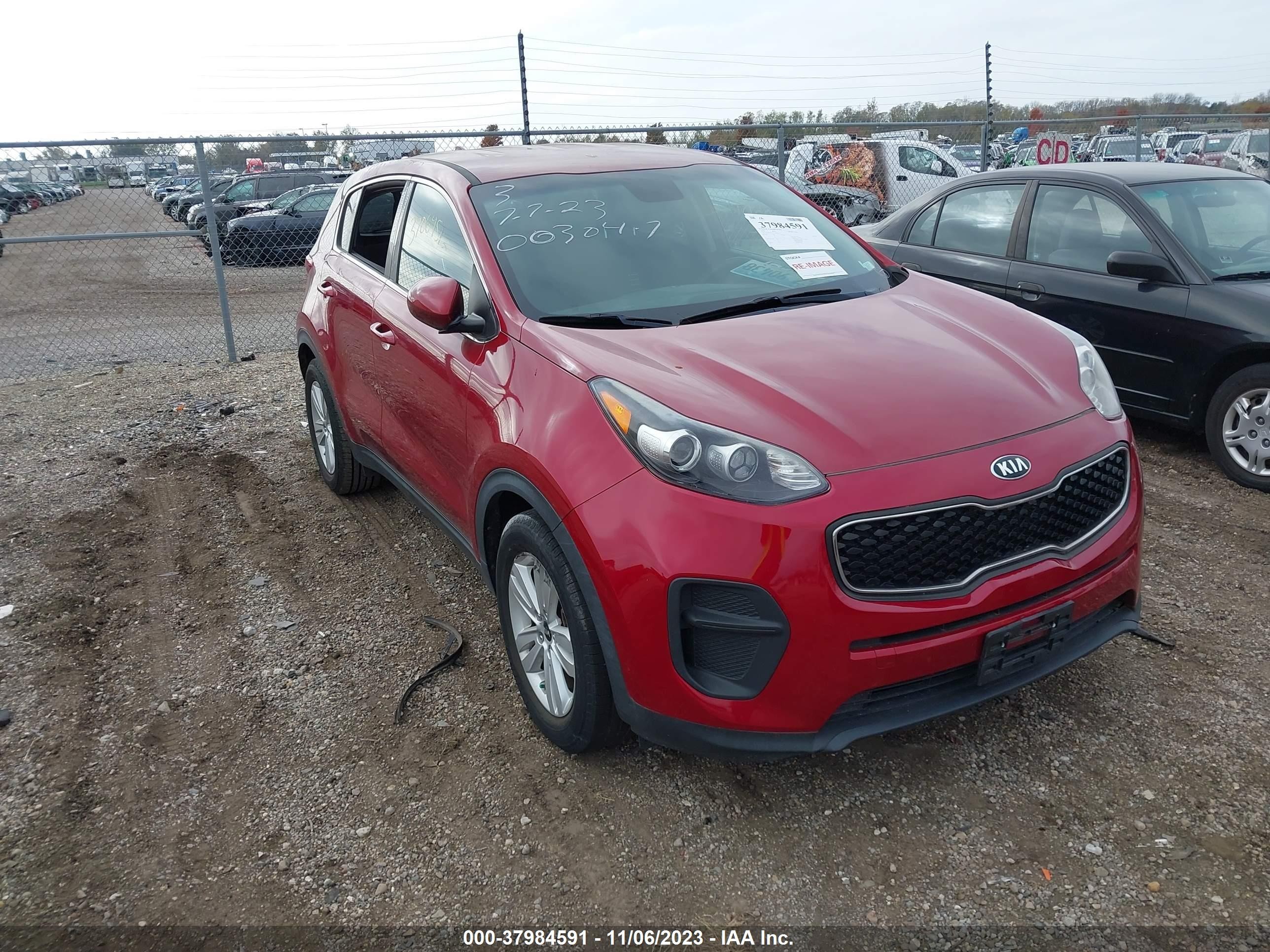 KIA SPORTAGE 2018 kndpm3ac7j7382419