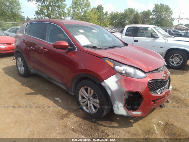 KIA SPORTAGE 2018 kndpm3ac8j7316820