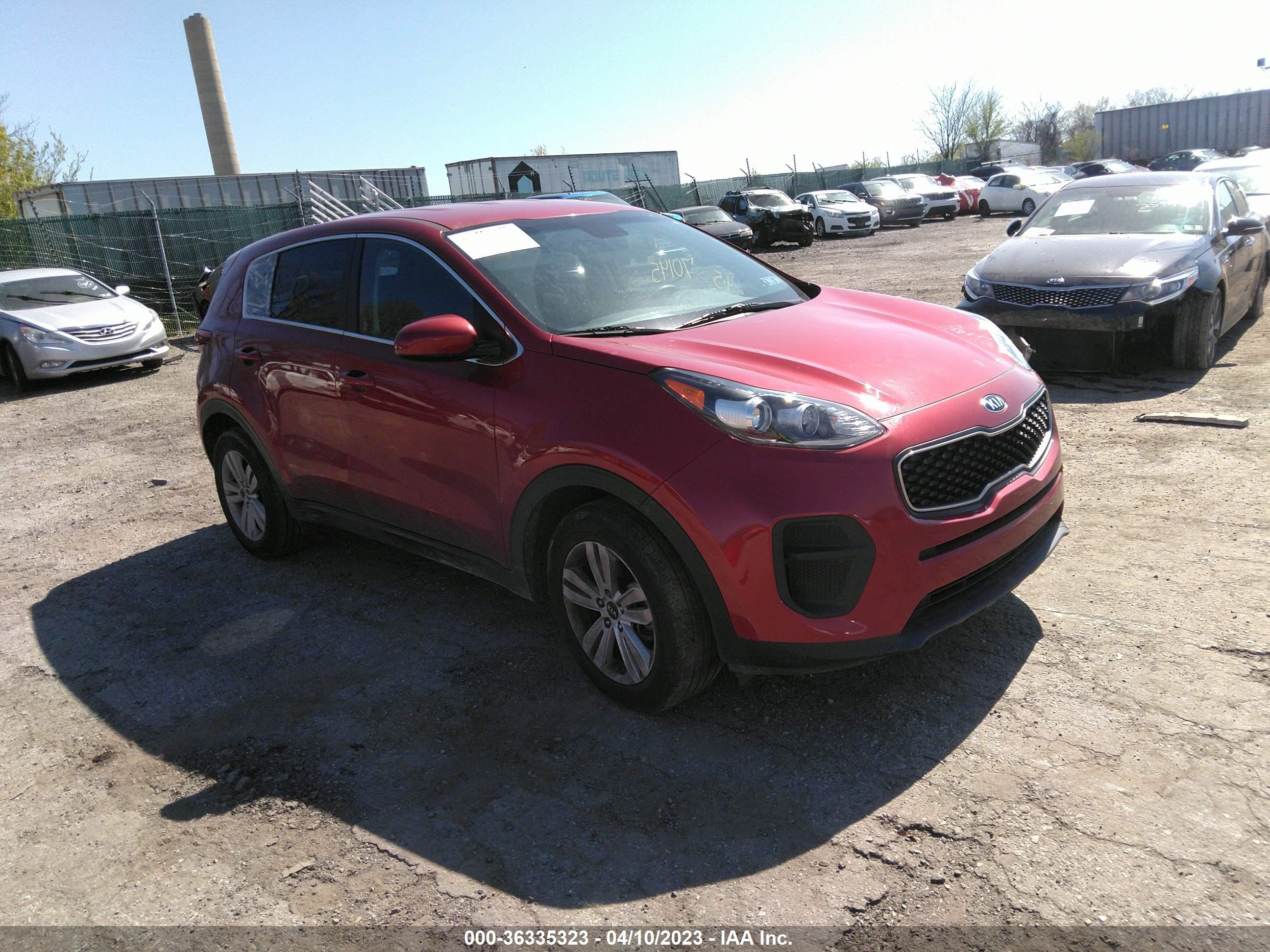 KIA SPORTAGE 2018 kndpm3acxj7344845