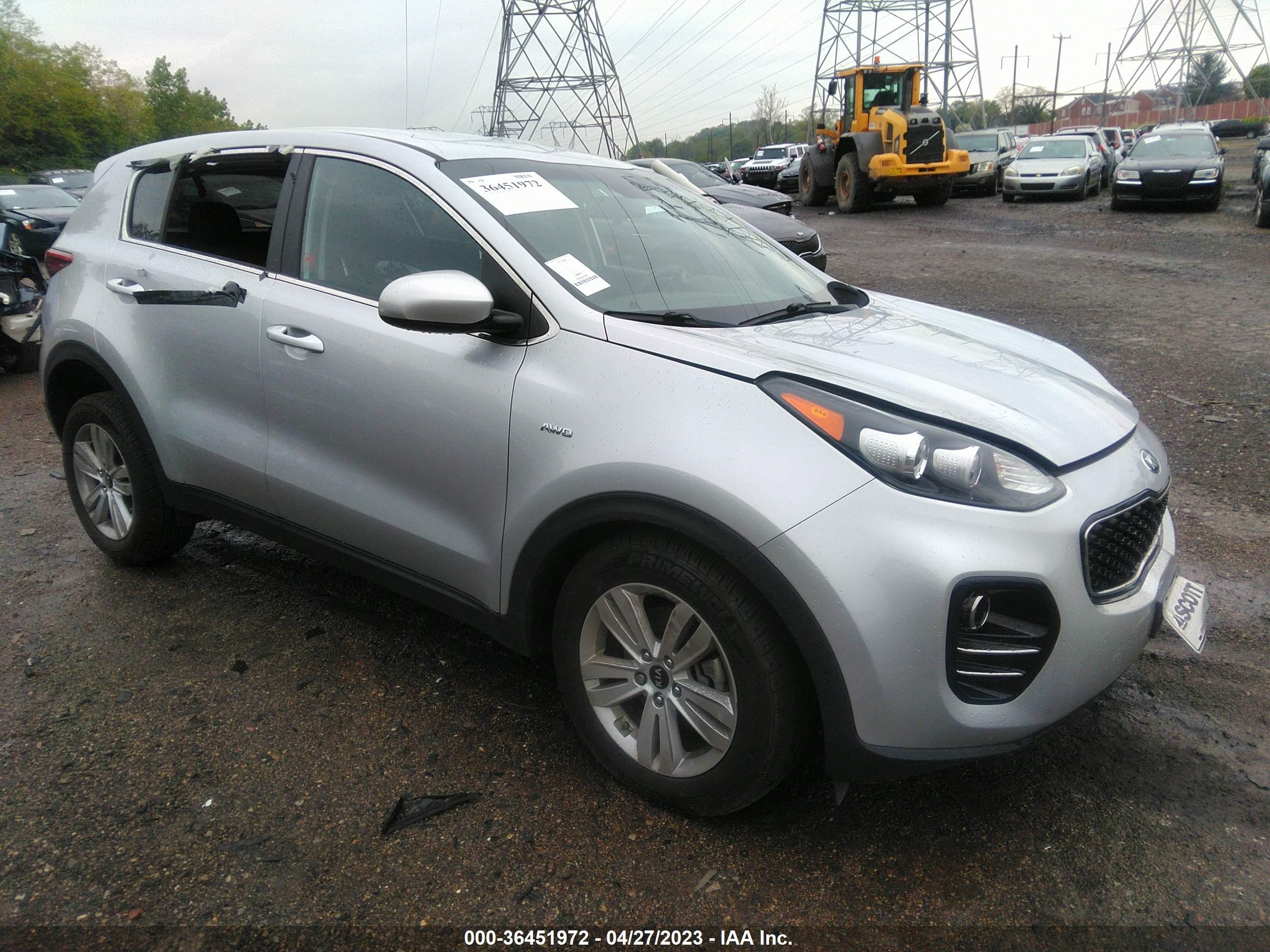 KIA SPORTAGE 2017 kndpmcac1h7189094