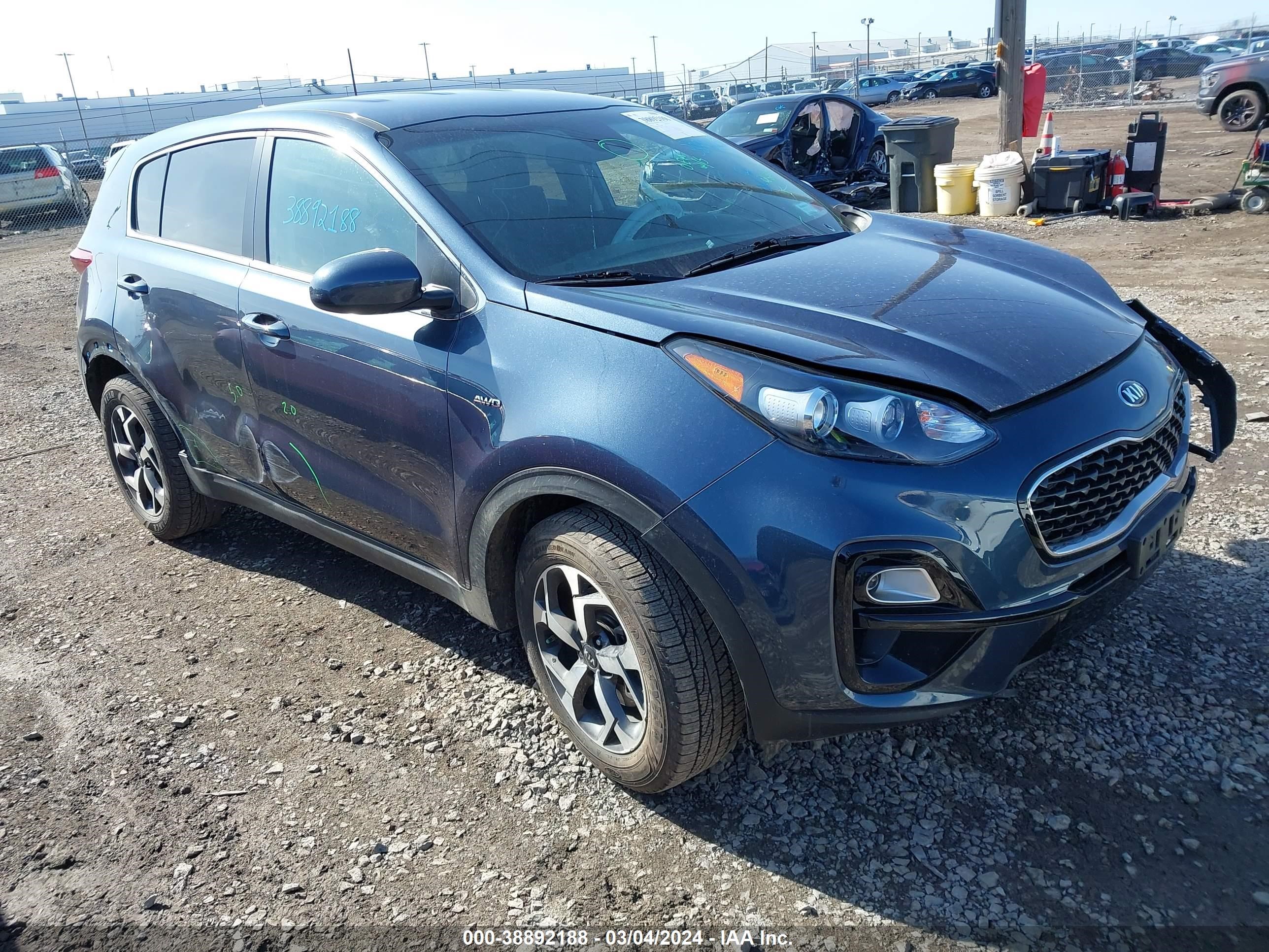 KIA SPORTAGE 2020 kndpmcac4l7787091